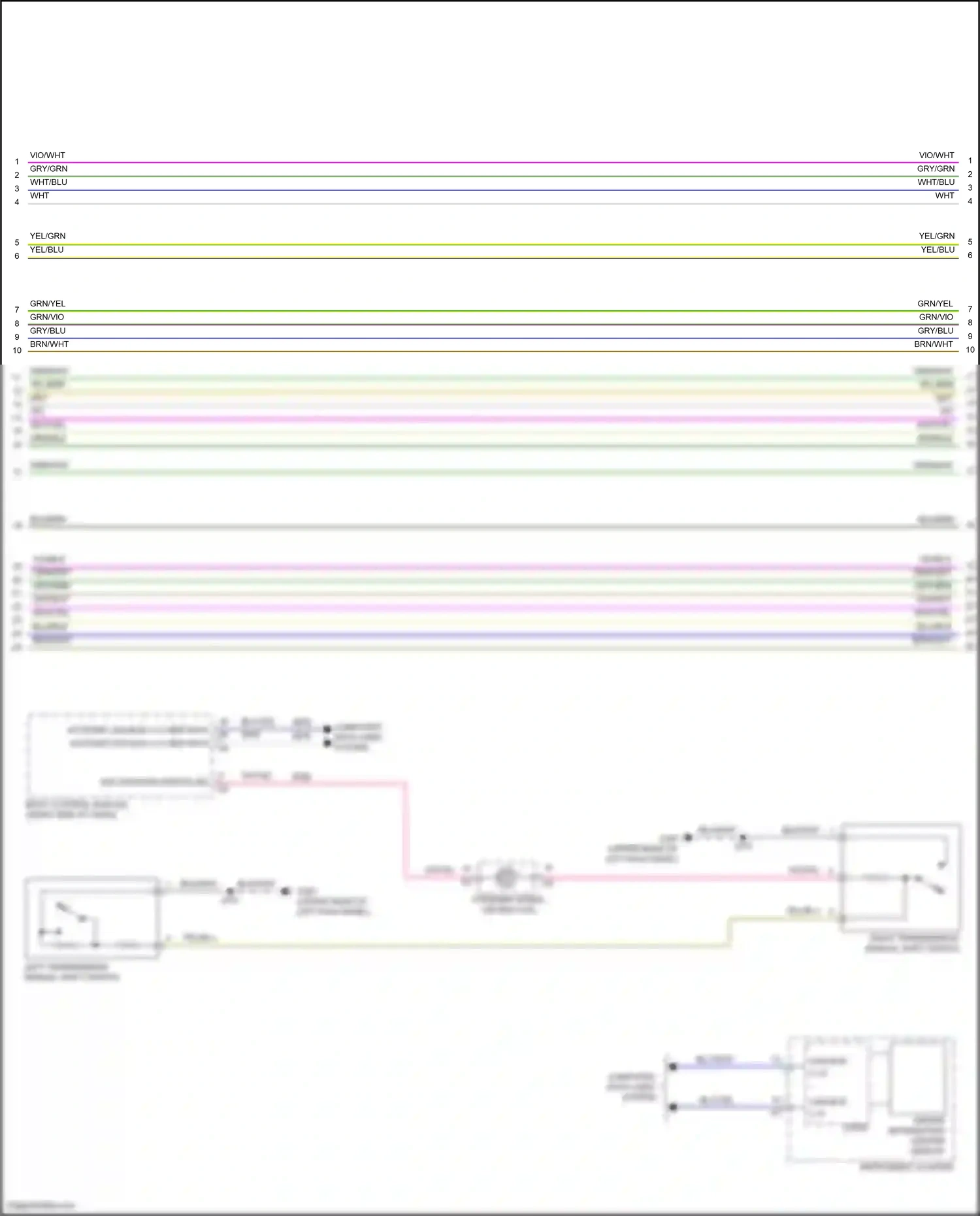 Cadillac CT4-V I (2019-2024) computer data lines system wiring diagram  (92 of 118)