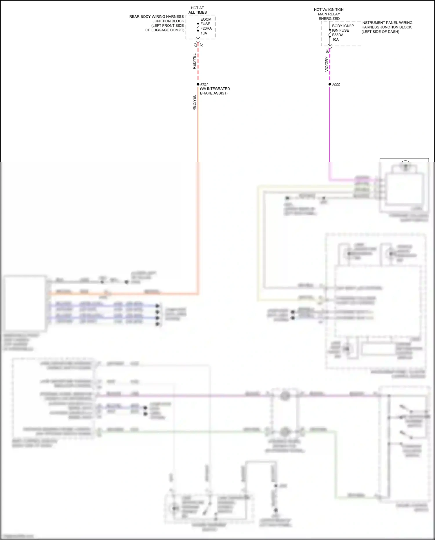 Cadillac CT4-V I (2019-2024) computer data lines system wiring diagram  (15 of 118)