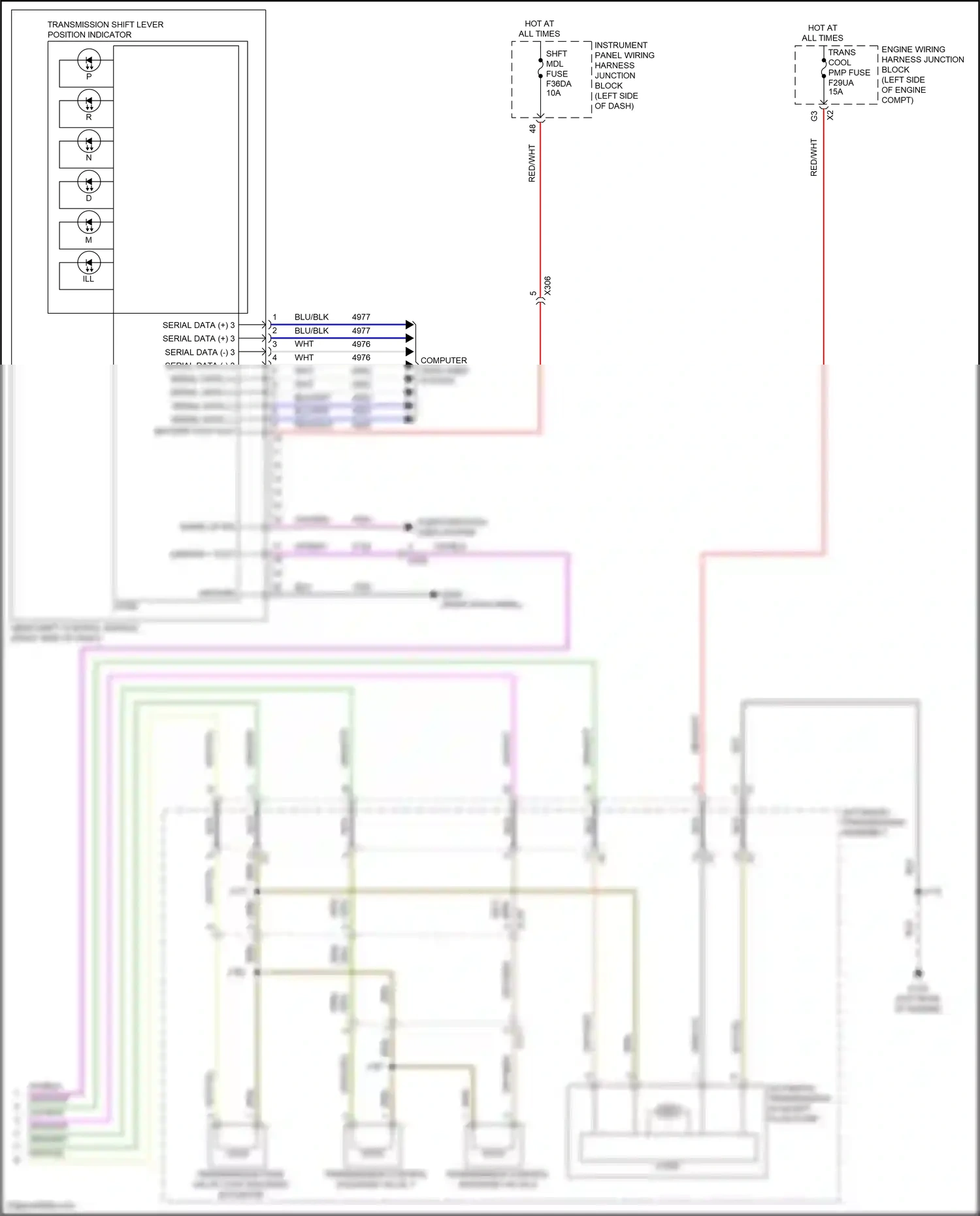 Cadillac CT4-V I (2019-2024) computer data lines system wiring diagram  (101 of 118)