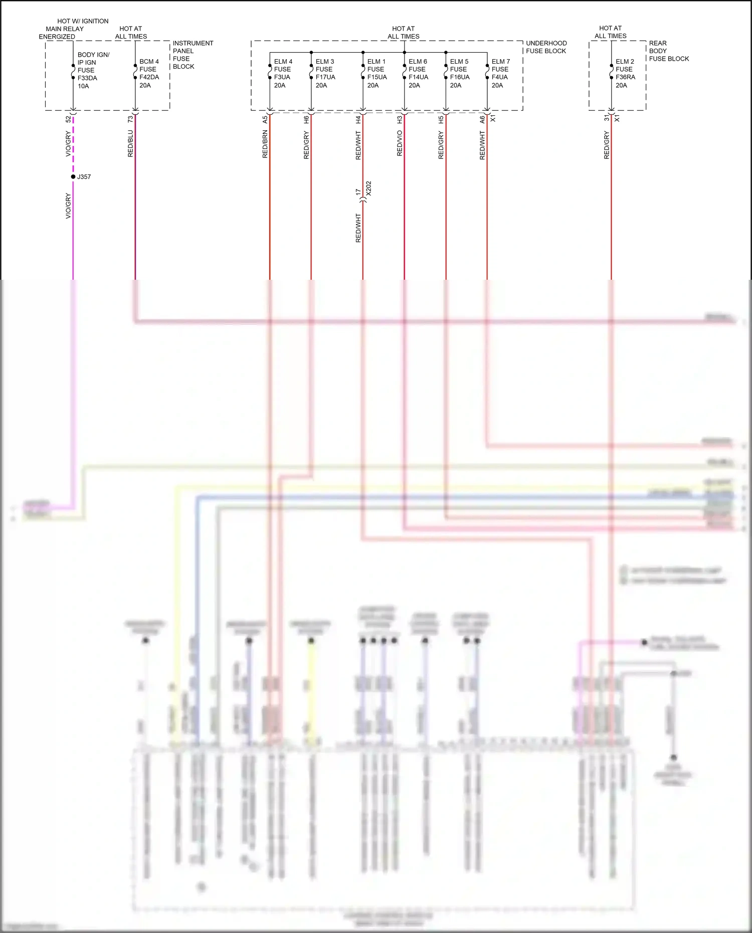 Cadillac CT4-V I (2019-2024) computer data lines system wiring diagram  (22 of 118)