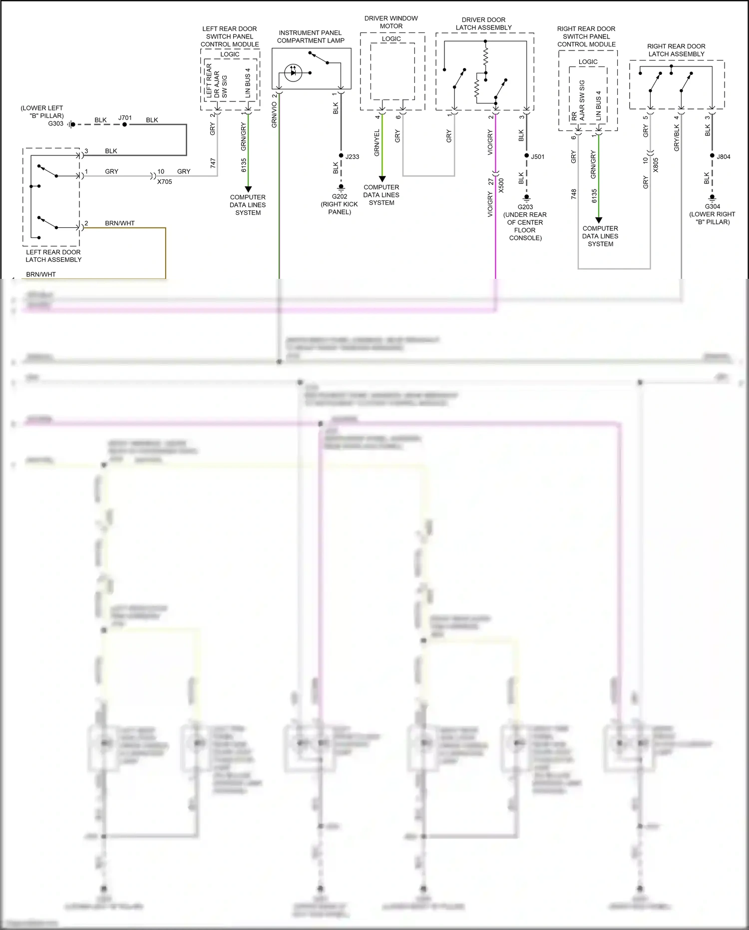 Cadillac CT4-V I (2019-2024) computer data lines system wiring diagram  (56 of 118)