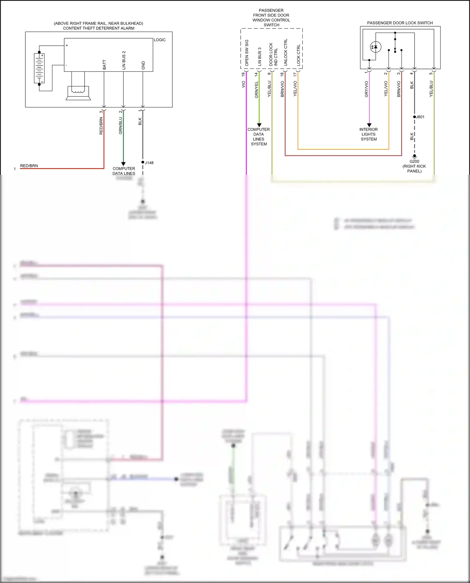 Cadillac CT4-V I (2019-2024) computer data lines system wiring diagram  (64 of 118)