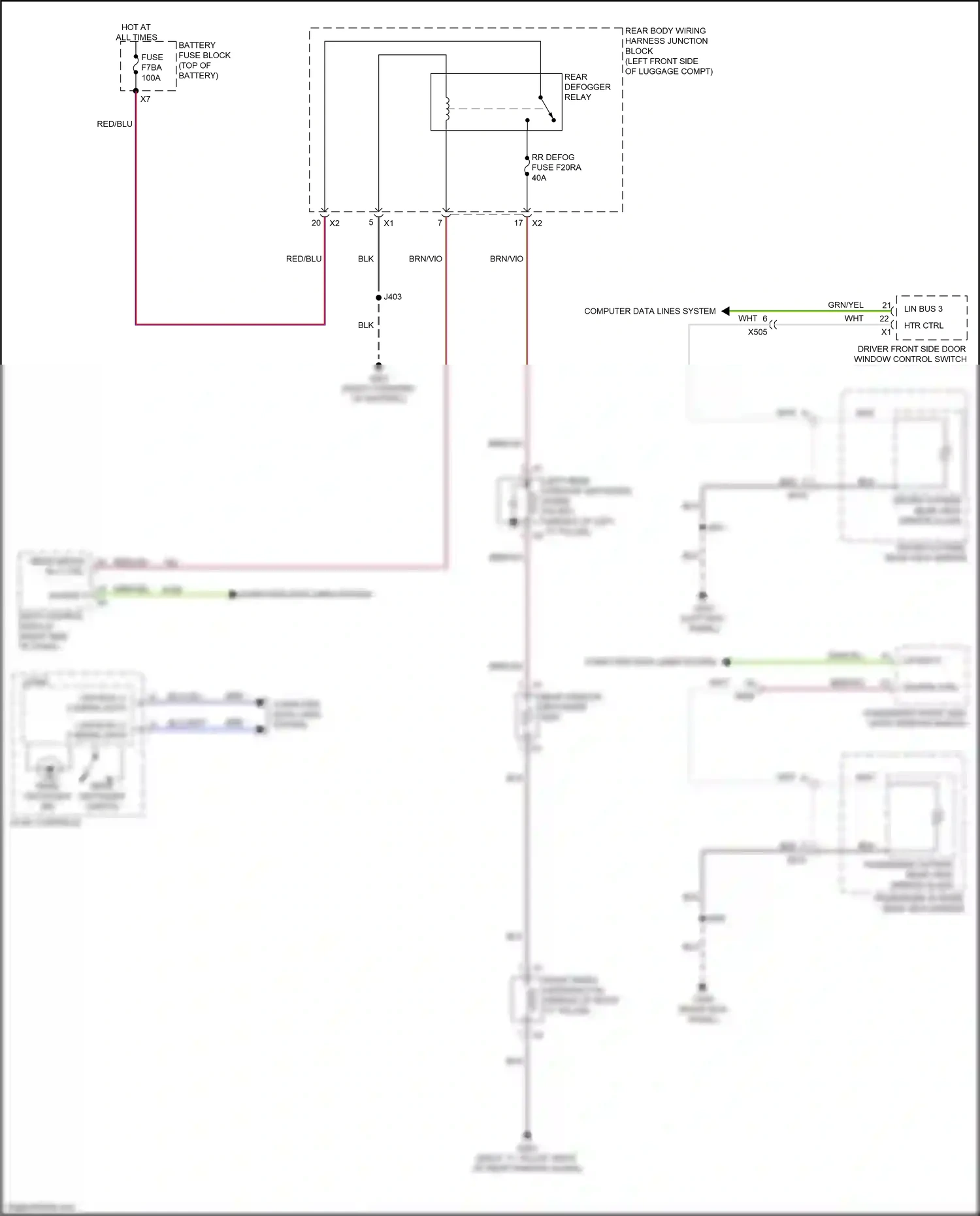Cadillac CT4-V I (2019-2024) computer data lines system wiring diagram  (3 of 118)