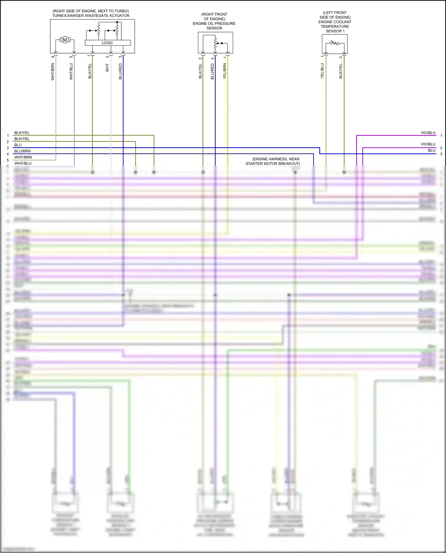 Cadillac CT4-V I (2019-2024) engine coolant temperature sensor 1 wiring diagram  (3 of 4)