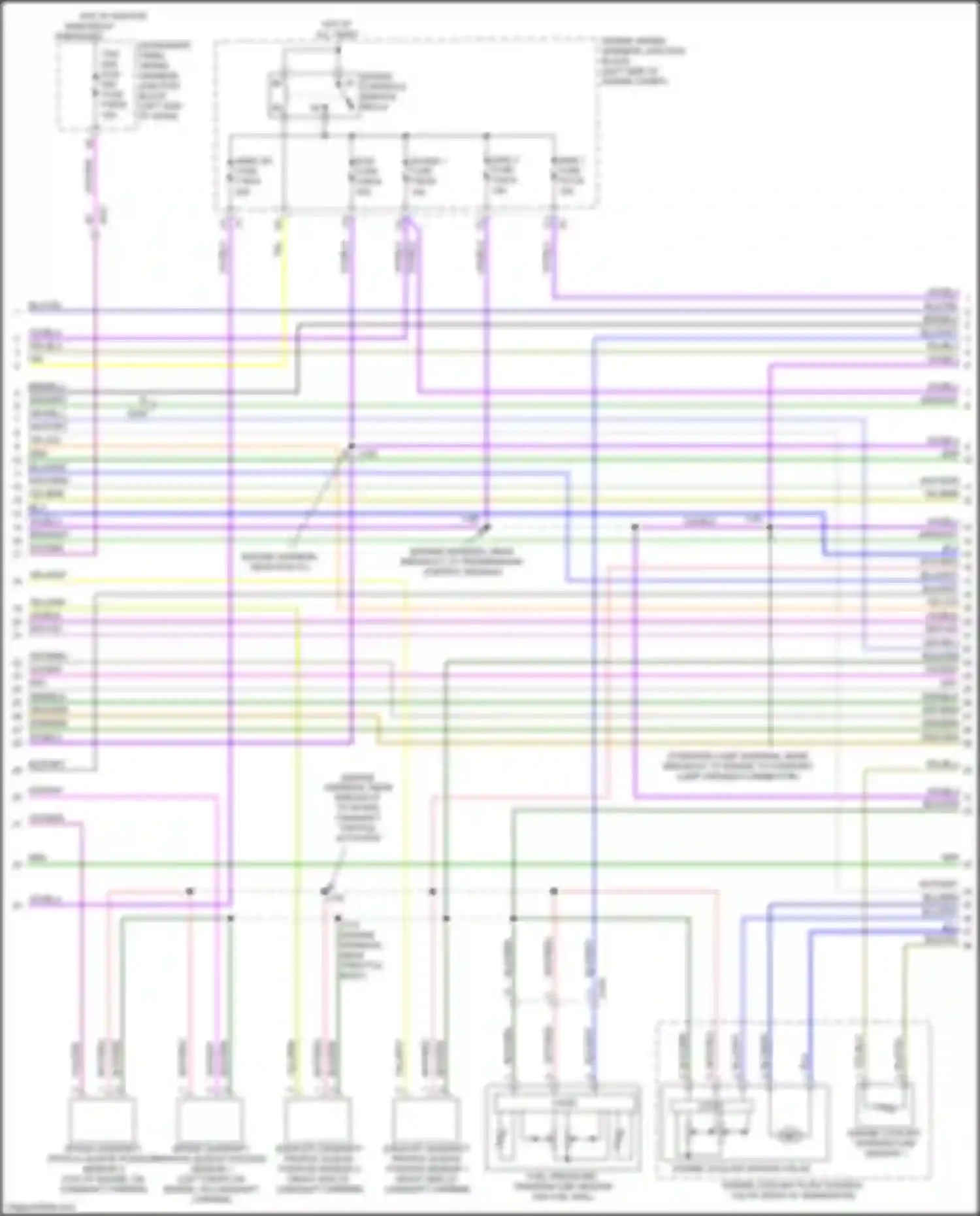 Wiring diagram engine controls ignition relay for Cadillac CT4-V I (2019-2024)
