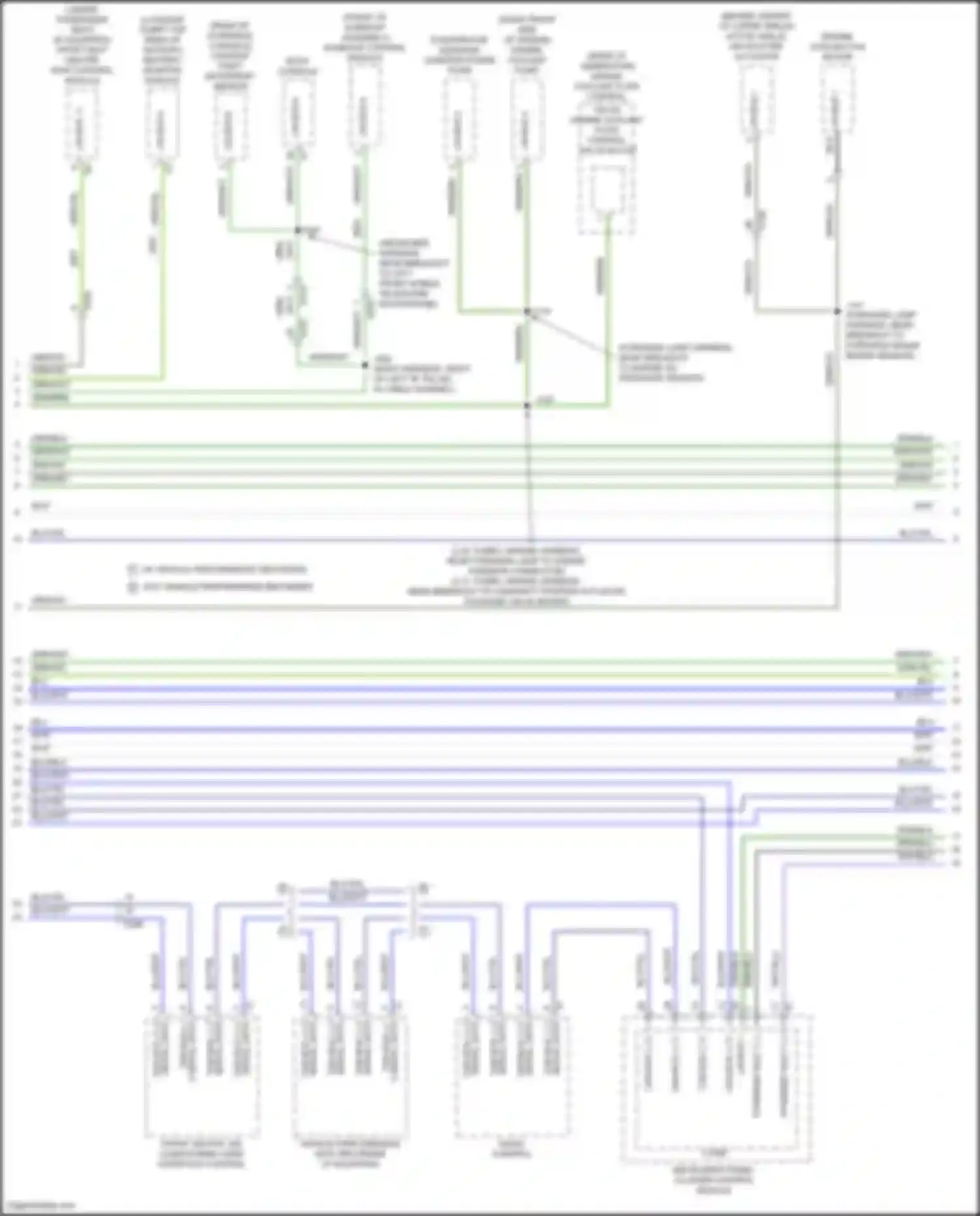Wiring diagram lin bus 4 for Cadillac CT4-V I (2019-2024)