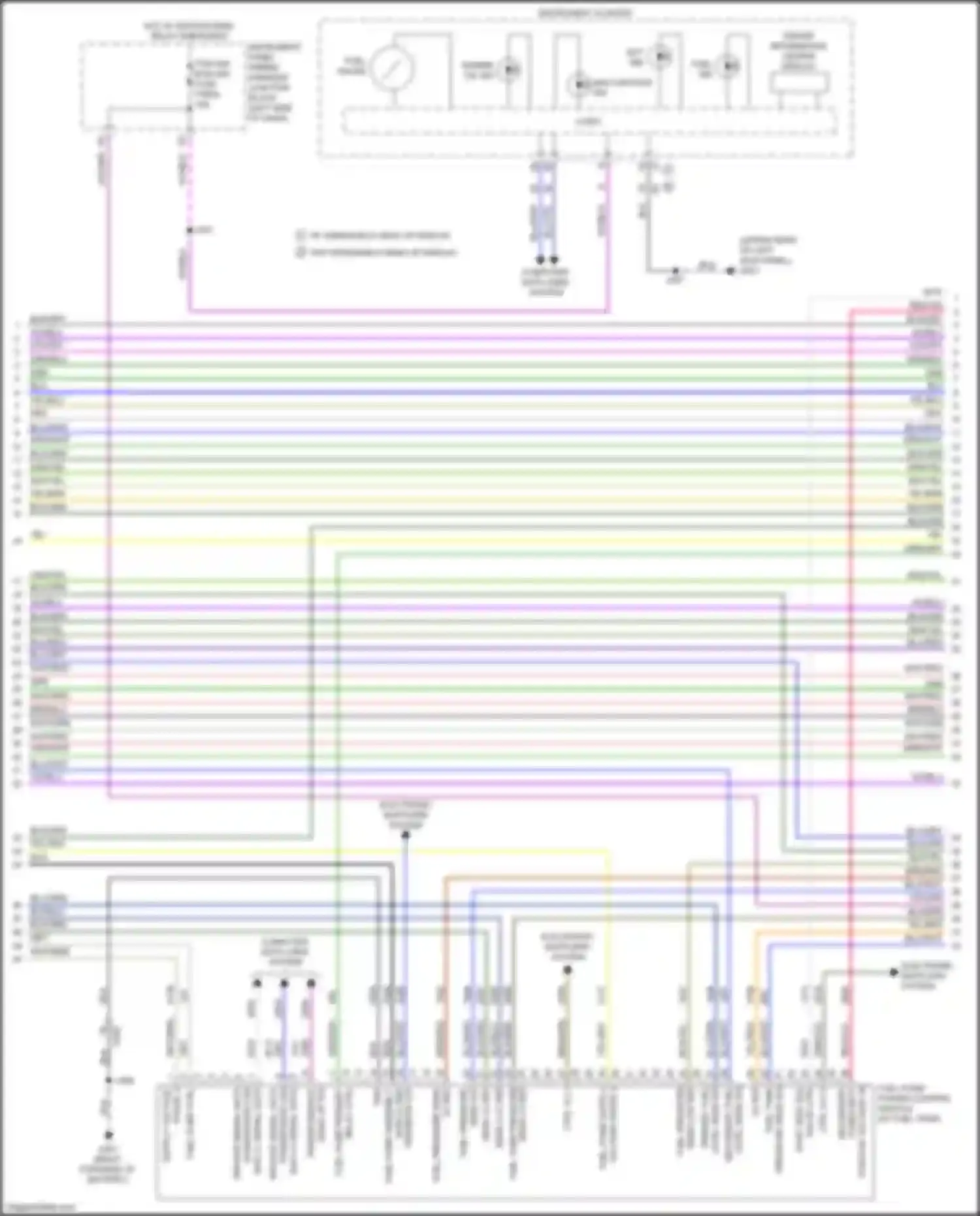 Wiring diagram power module for Cadillac CT4-V I (2019-2024)