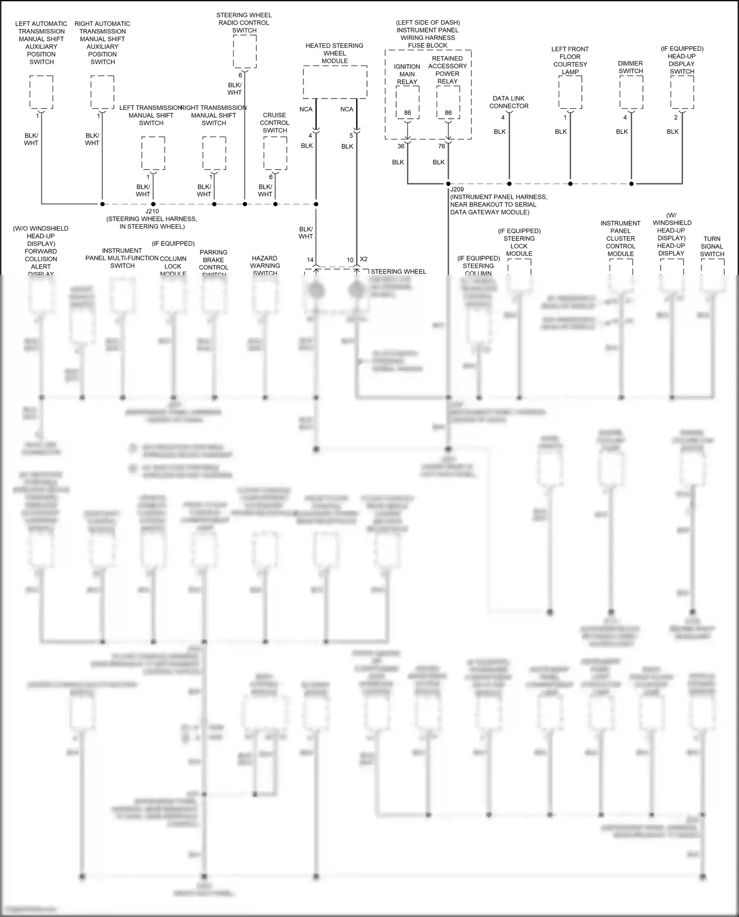 Cadillac CT4-V I (2019-2024) instrument panel cluster control module wiring diagram  (14 of 18)
