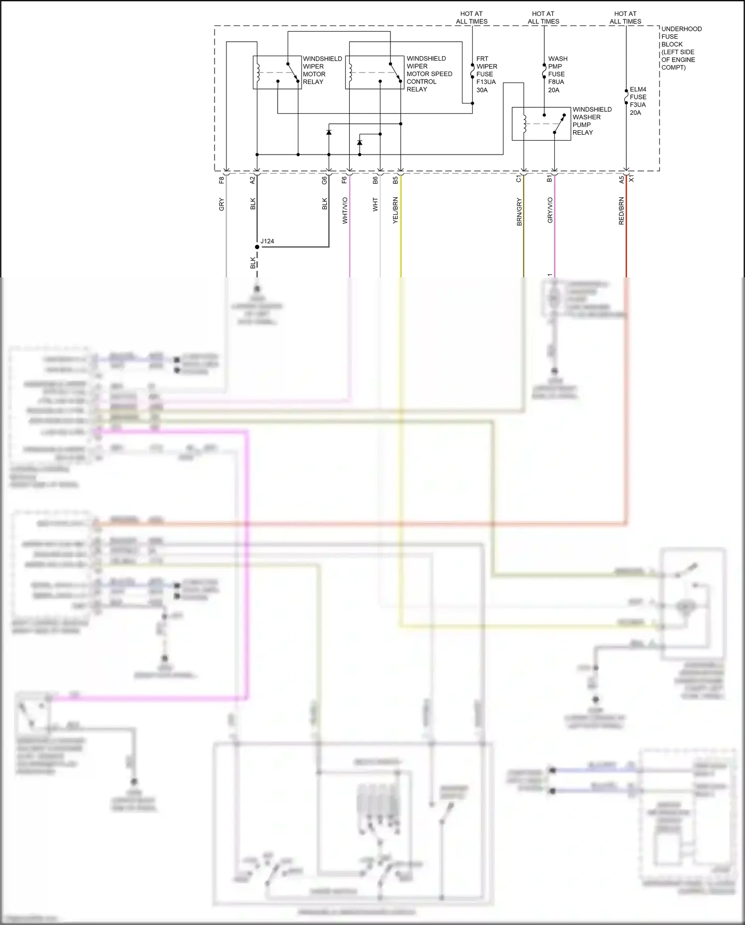 Cadillac CT4-V I (2019-2024) instrument panel cluster control module wiring diagram  (10 of 18)