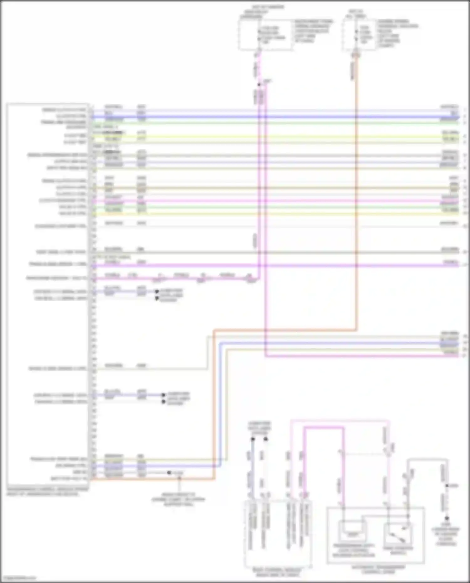 Wiring diagram key capture/column for Cadillac CT4-V I (2019-2024) (1 of 1)
