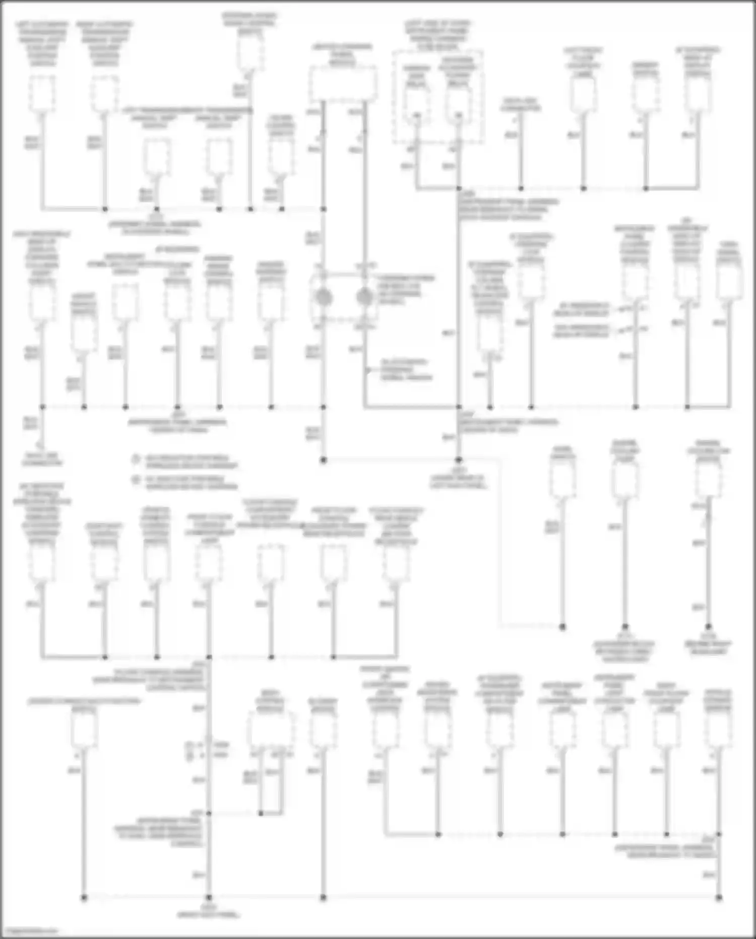 Wiring diagram forward collision alert display for Cadillac CT4-V I (2019-2024)