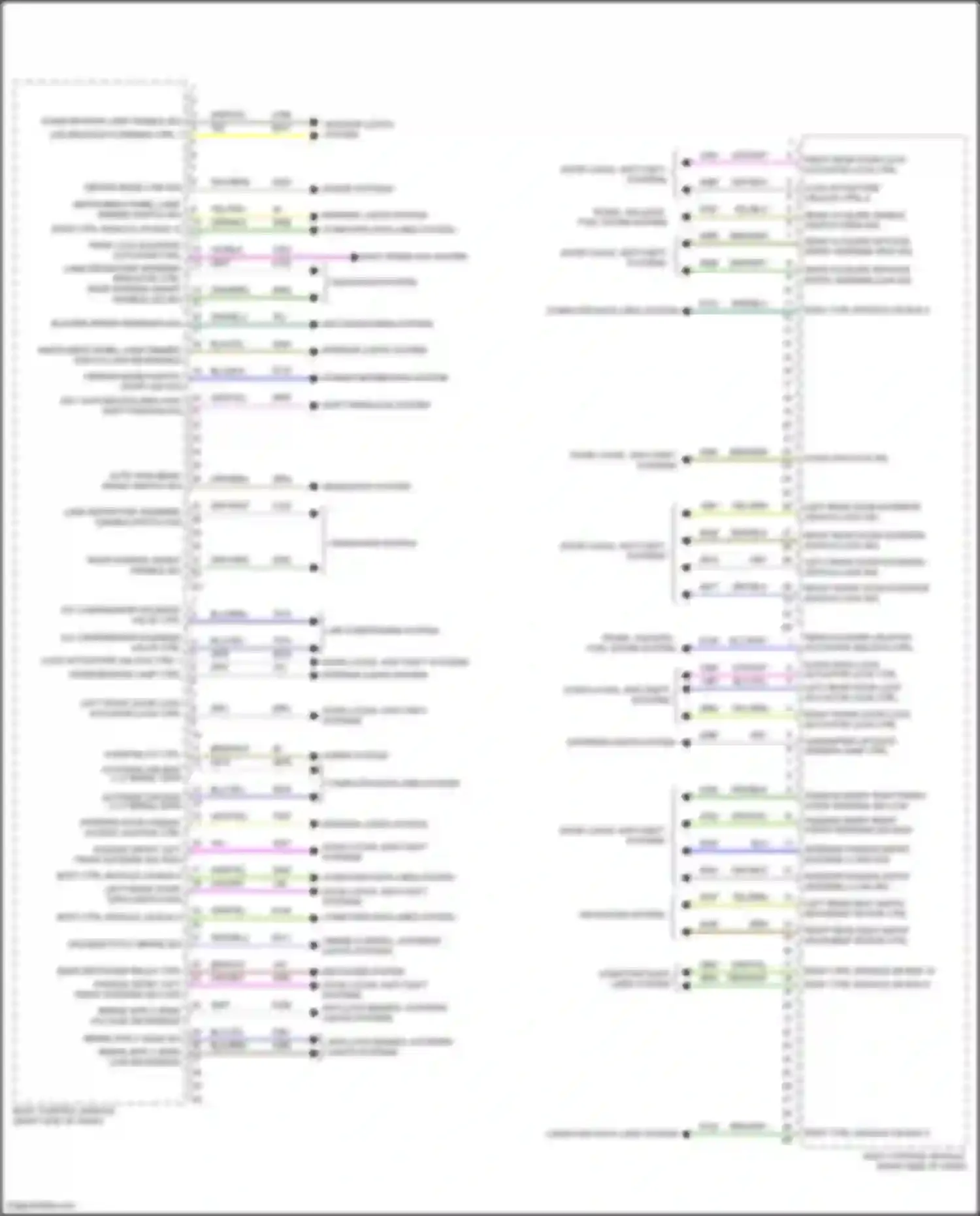 Wiring diagram lock actuators unlock ctrl 2 for Cadillac CT4-V I (2019-2024) (1 of 1)