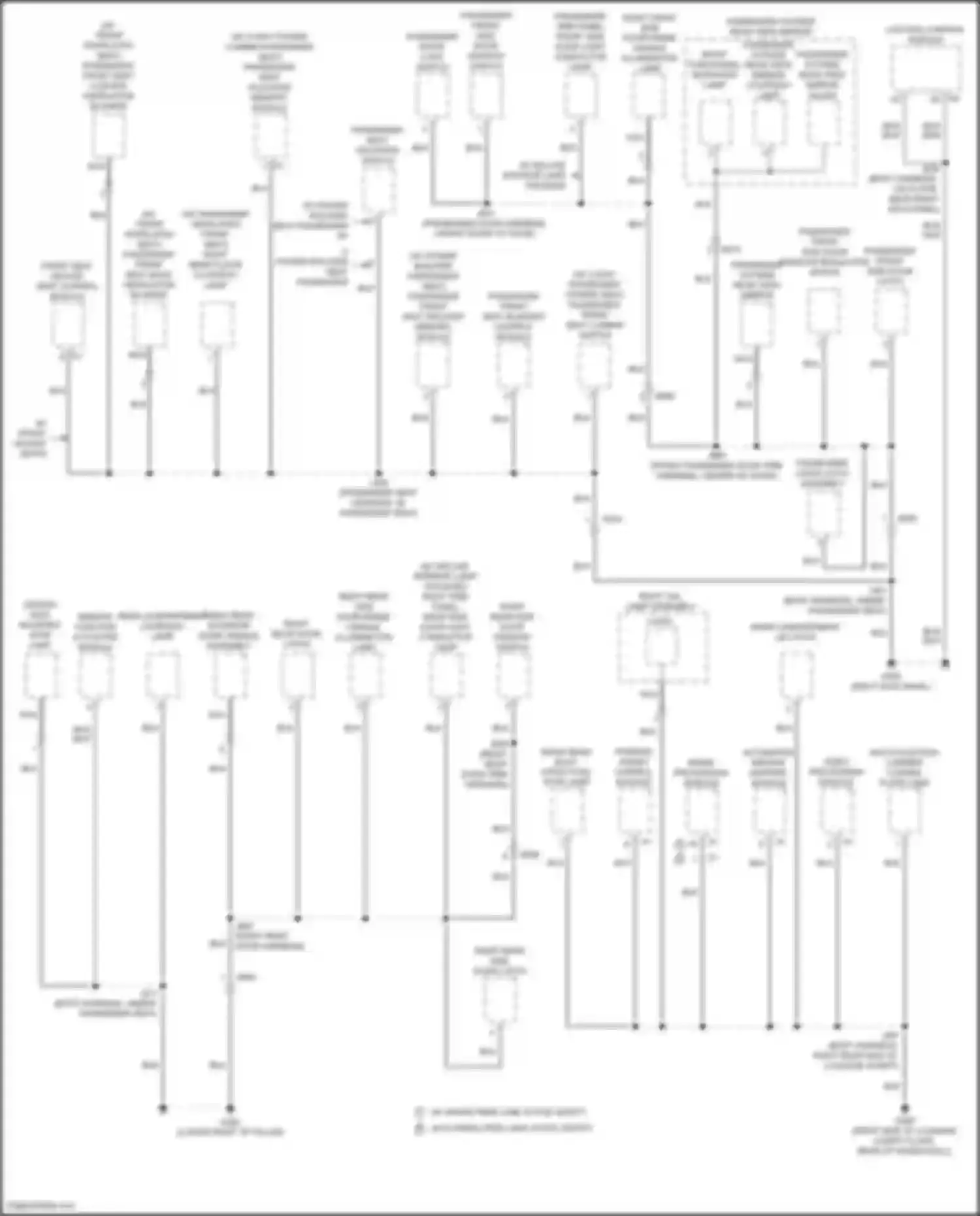 Wiring diagram right turn signal repeater lamp for Cadillac CT4-V I (2019-2024)
