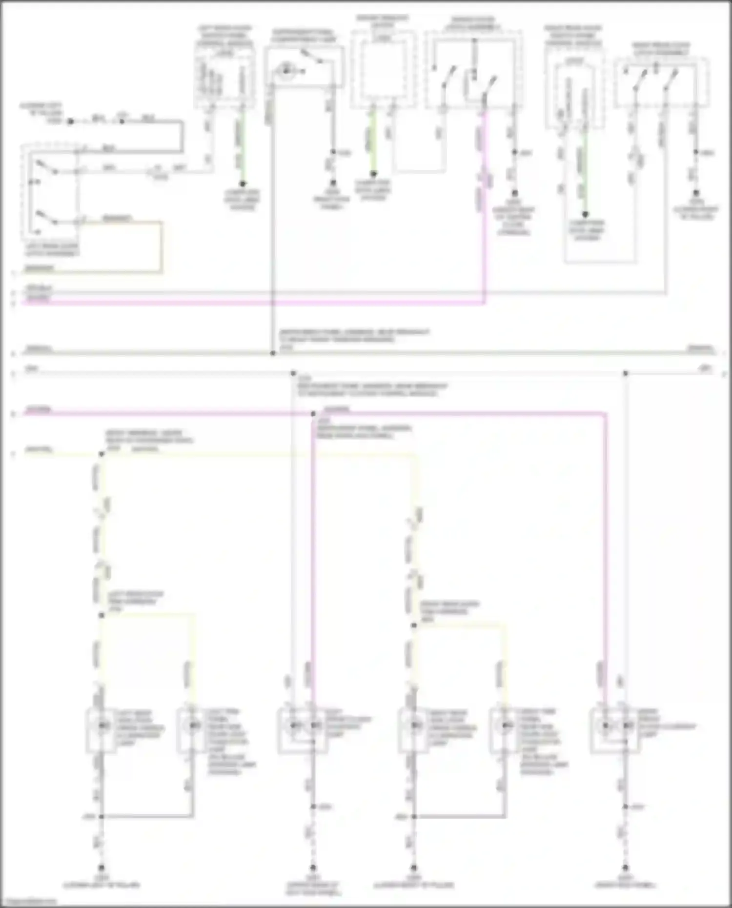 Wiring diagram lin bus 4 for Cadillac CT4-V I (2019-2024)