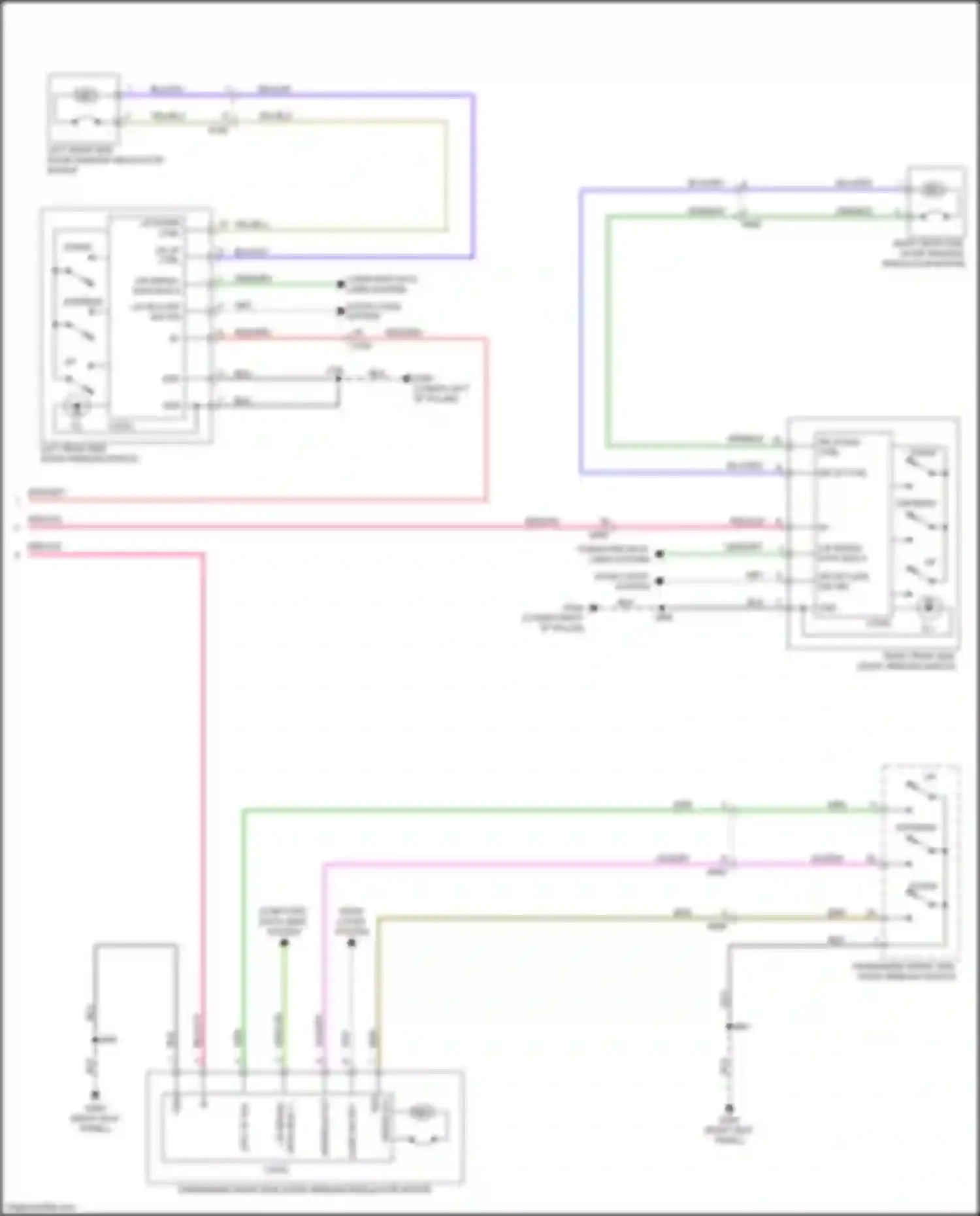 Wiring diagram drv up sig for Cadillac CT4-V I (2019-2024)