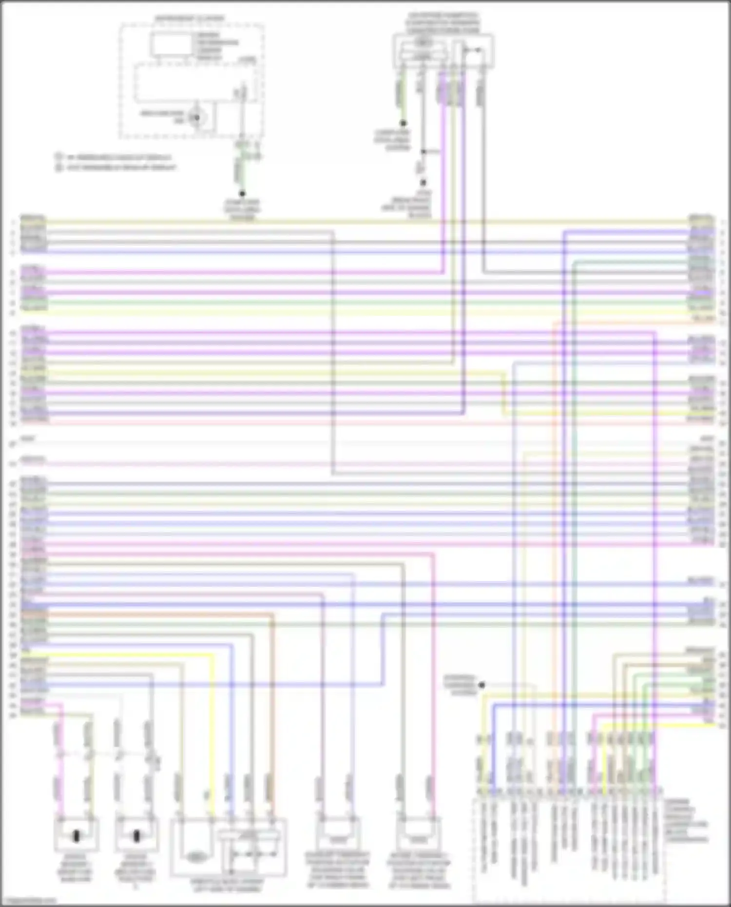 Wiring diagram knock sensor #2 for Cadillac CT4-V I (2019-2024)