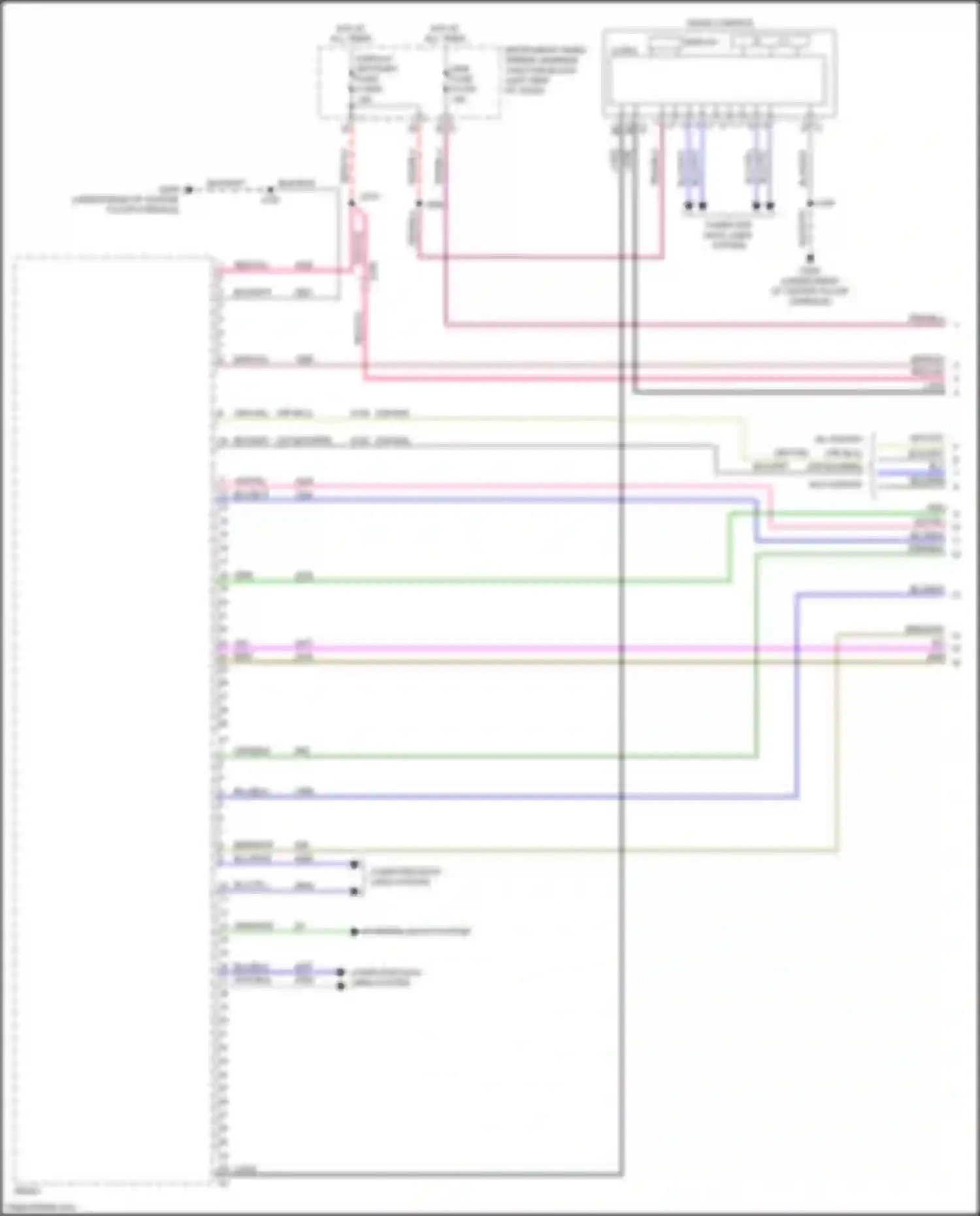 Wiring diagram gy lvds for Cadillac CT4-V I (2019-2024)