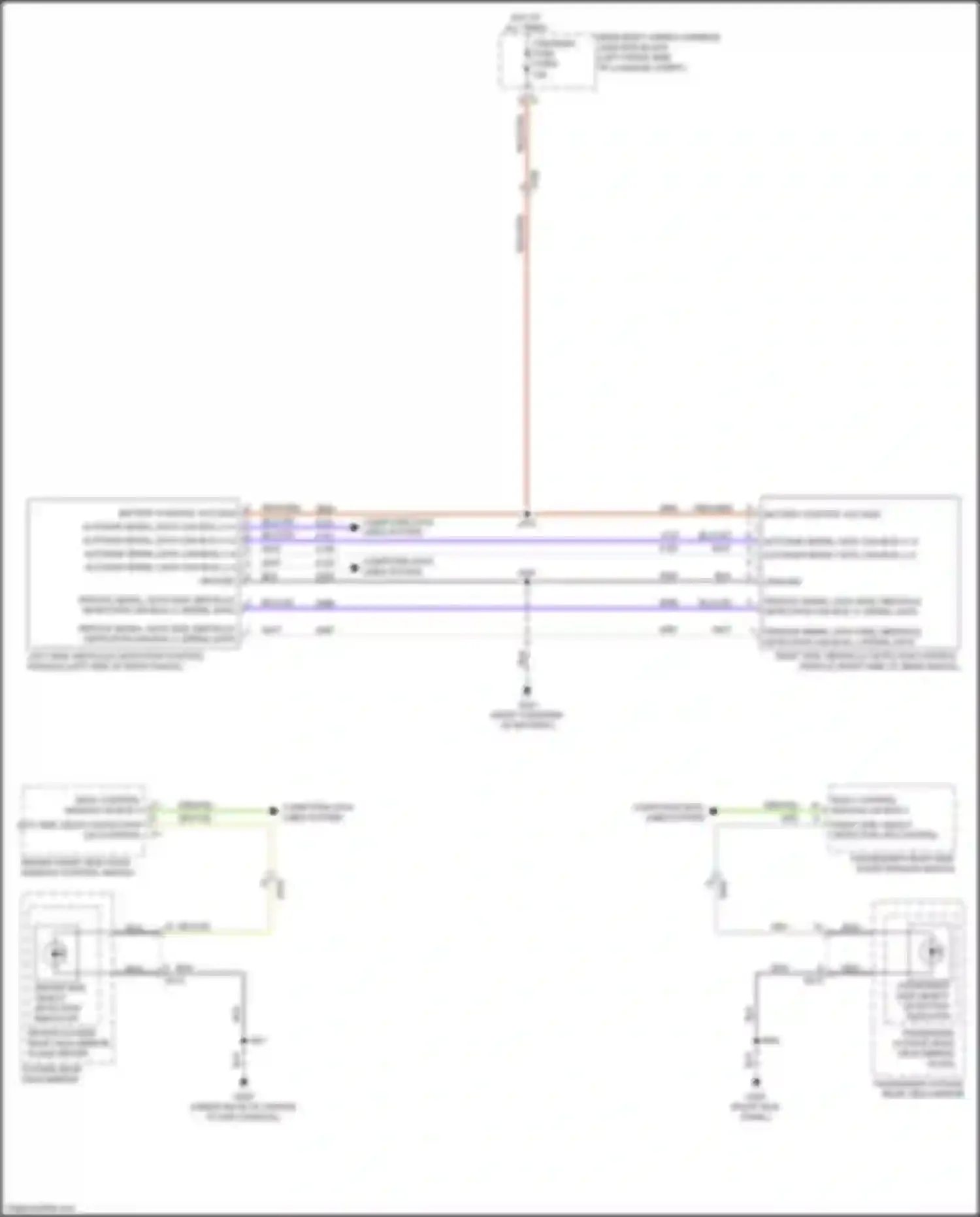 Wiring diagram red/grn for Cadillac CT4-V I (2019-2024) (1 of 26)