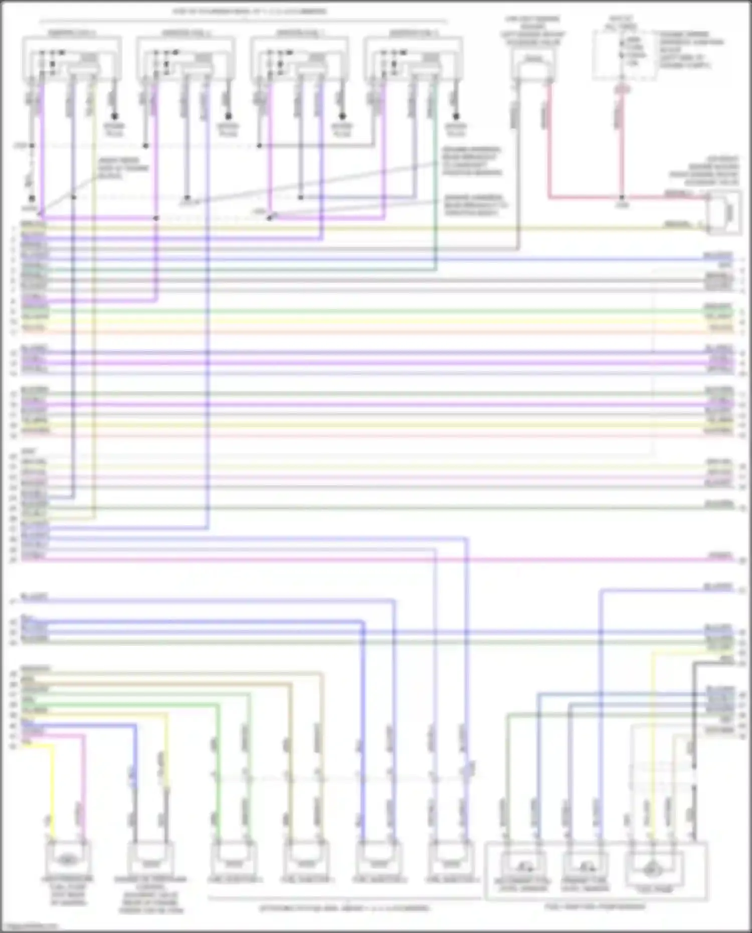 Wiring diagram right engine mount solenoid valve for Cadillac CT4-V I (2019-2024) (2 of 2)