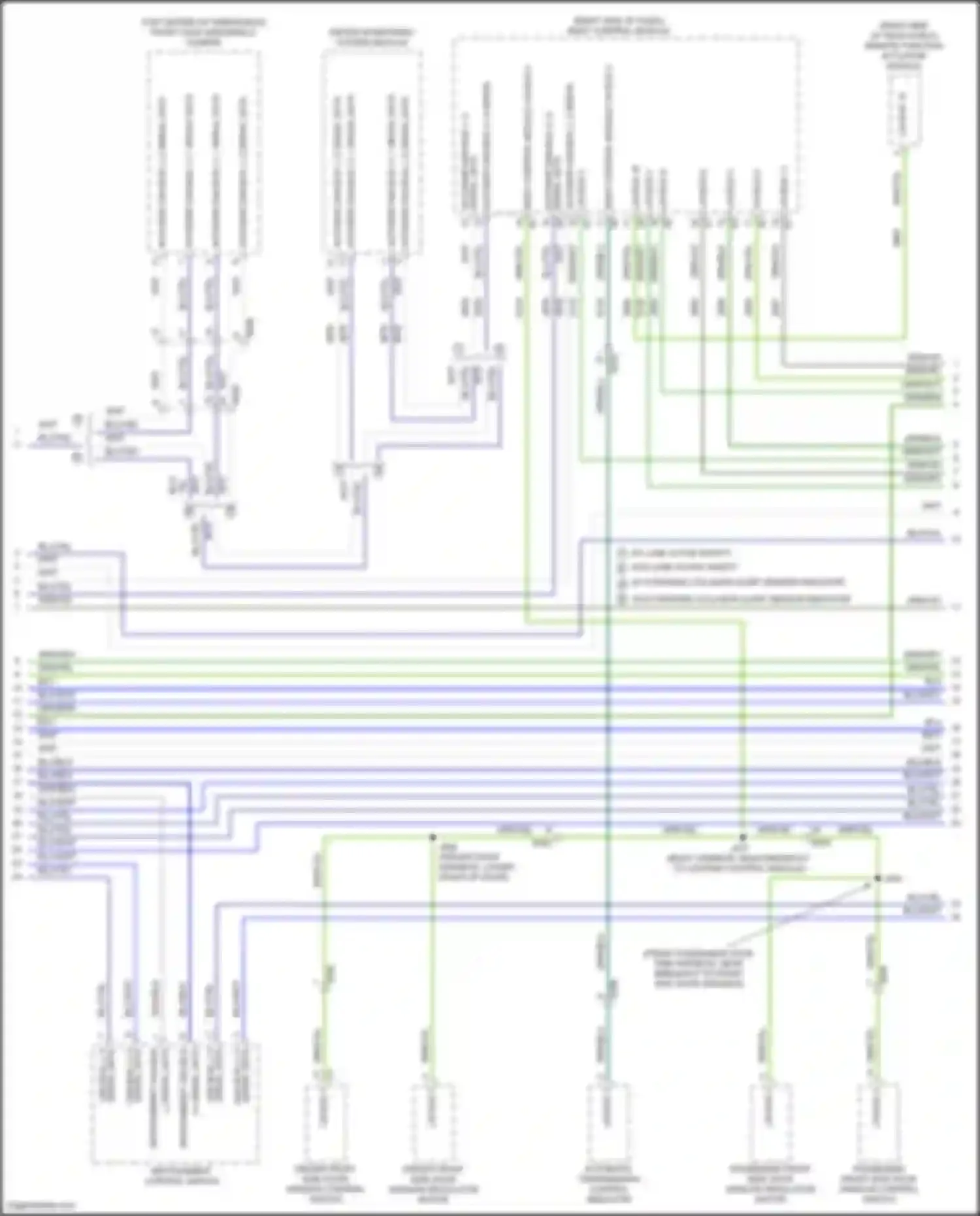 Wiring diagram lin bus 4 for Cadillac CT4-V I (2019-2024)