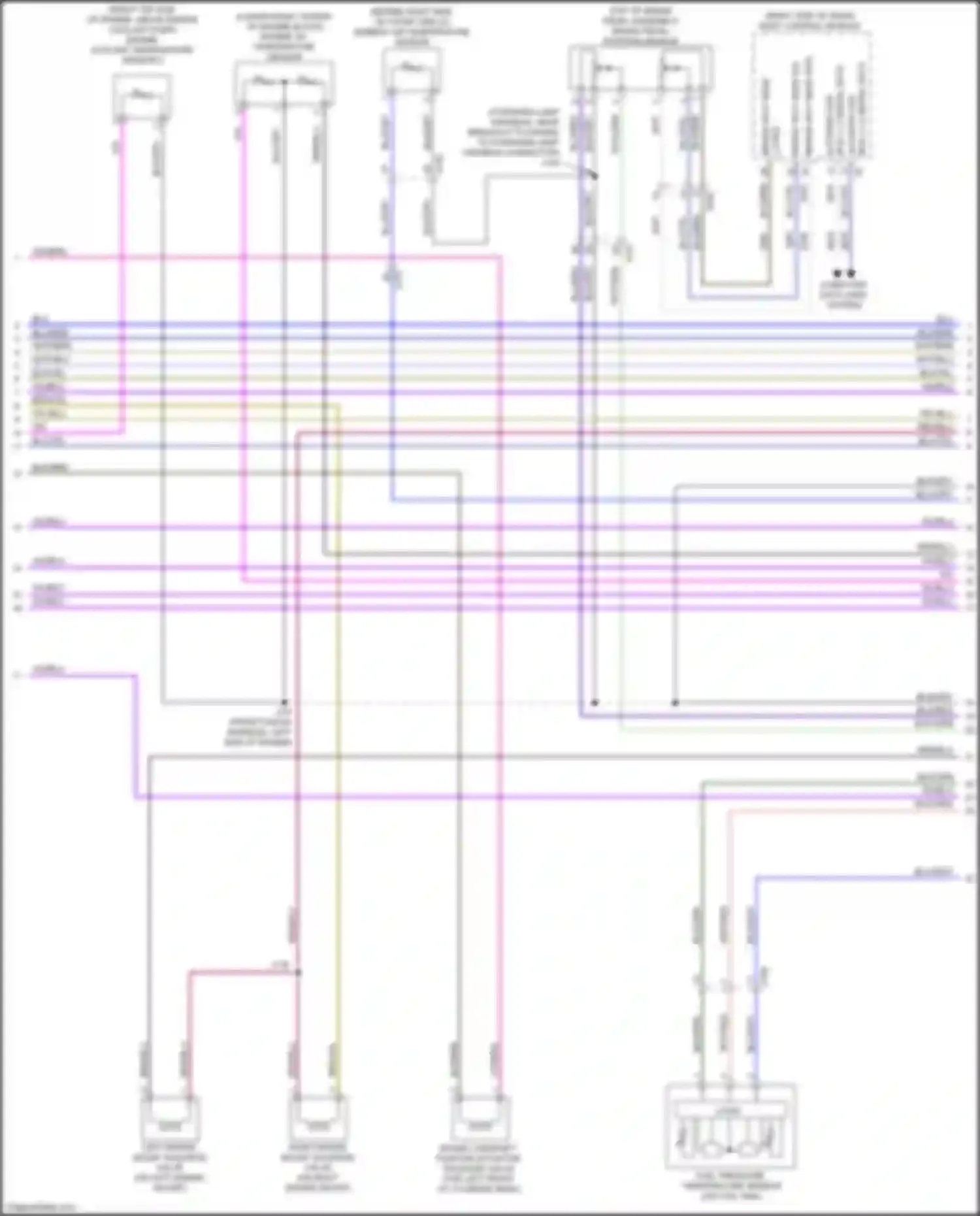 Wiring diagram ambient air temperature sensor for Cadillac CT4-V I (2019-2024)