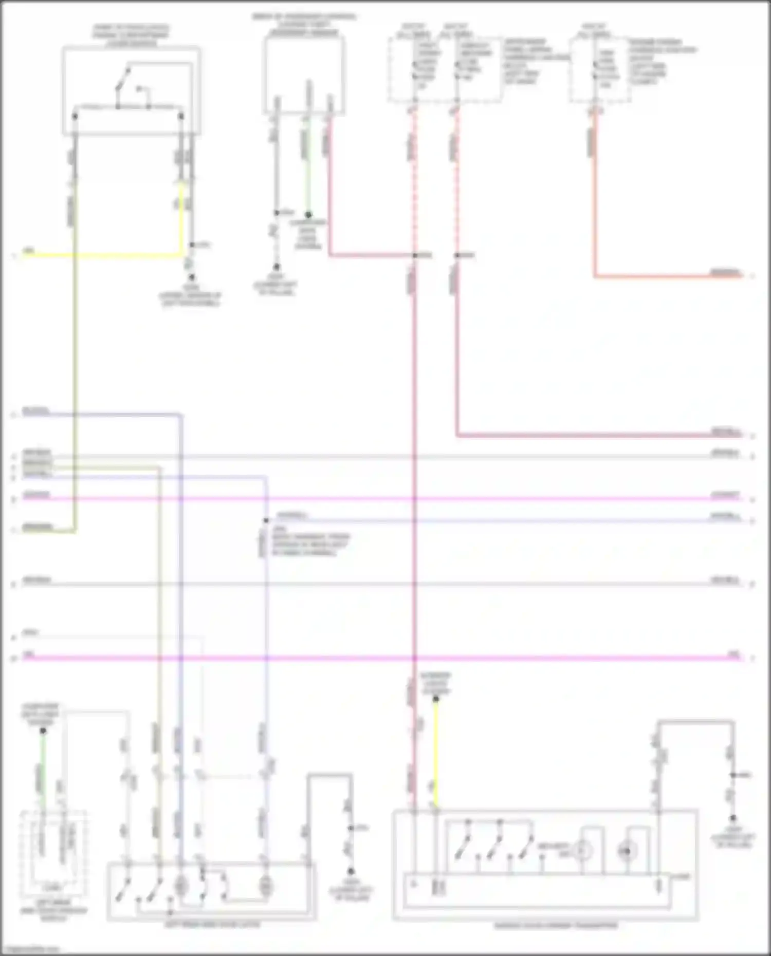 Wiring diagram lin bus 4 for Cadillac CT4-V I (2019-2024)