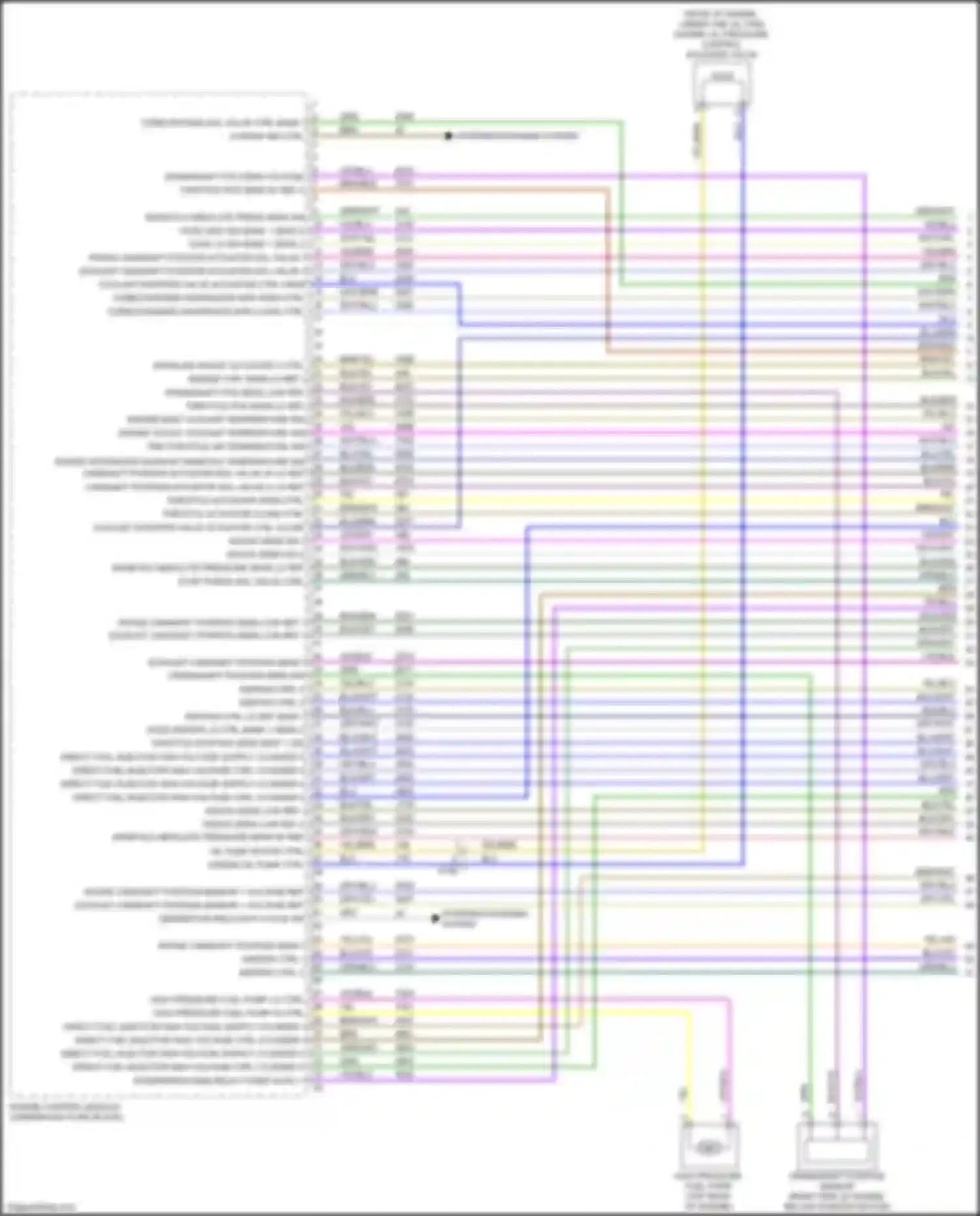 Wiring diagram engine ctrl sens lo ref 1 for Cadillac CT4-V I (2019-2024)