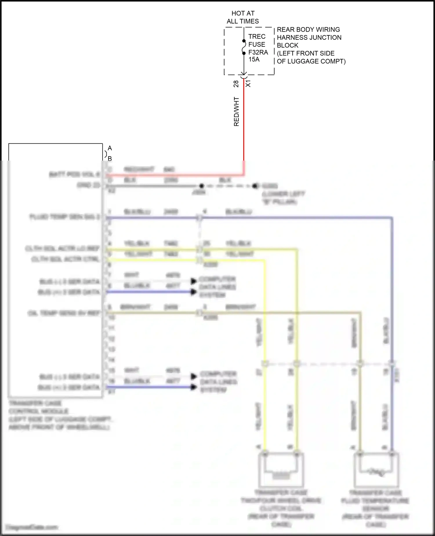 Cadillac CT4 I (2019-2024) computer data lines system wiring diagram  (30 of 118)