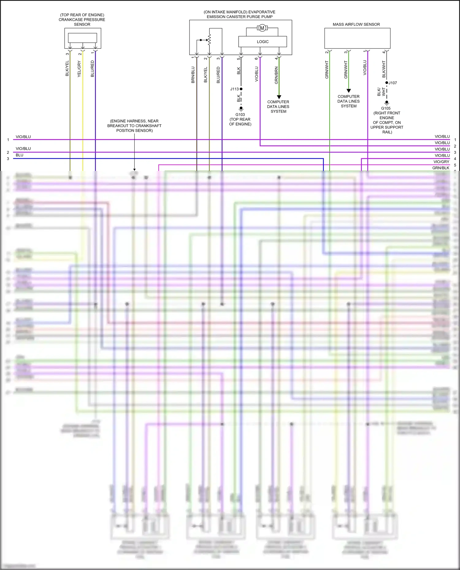 Cadillac CT4 I (2019-2024) computer data lines system wiring diagram  (112 of 118)