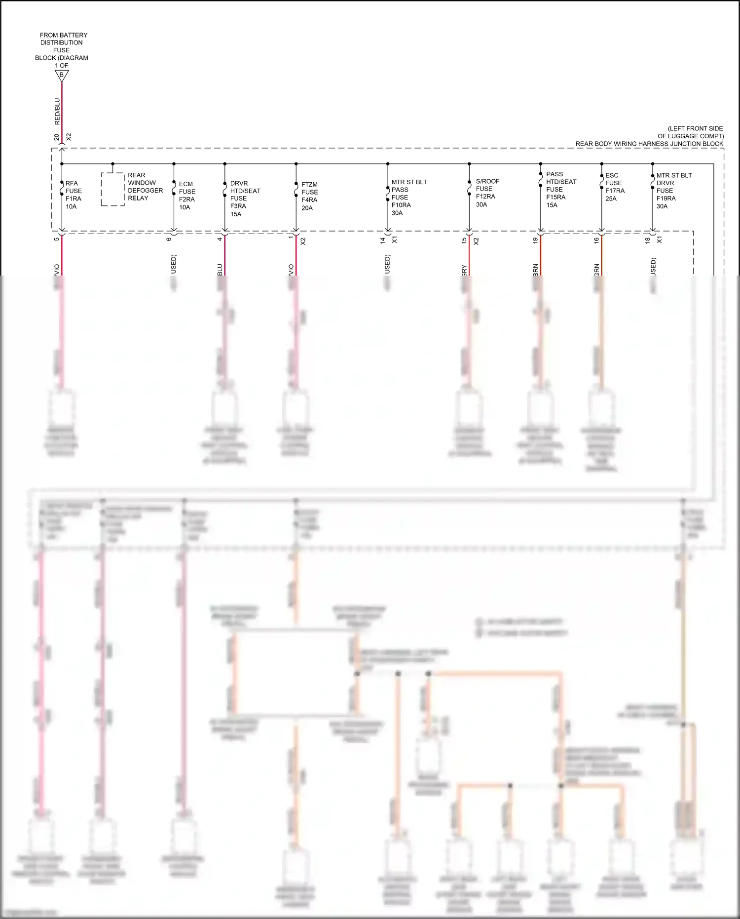 Cadillac CT4 I (2019-2024) image processing module wiring diagram  (3 of 3)