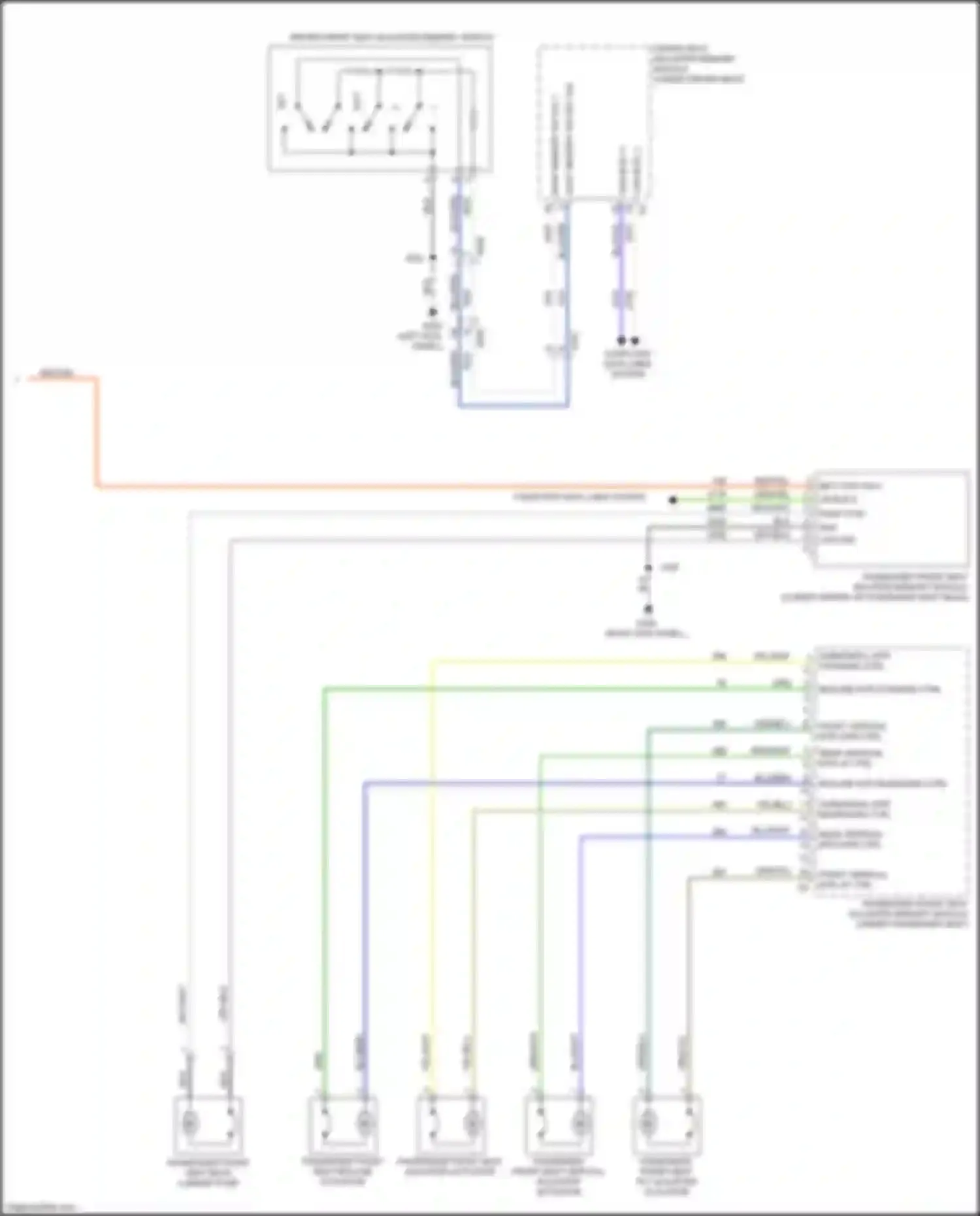 Wiring diagram lin bus 2 for Cadillac CT4 I (2019-2024) (6 of 8)