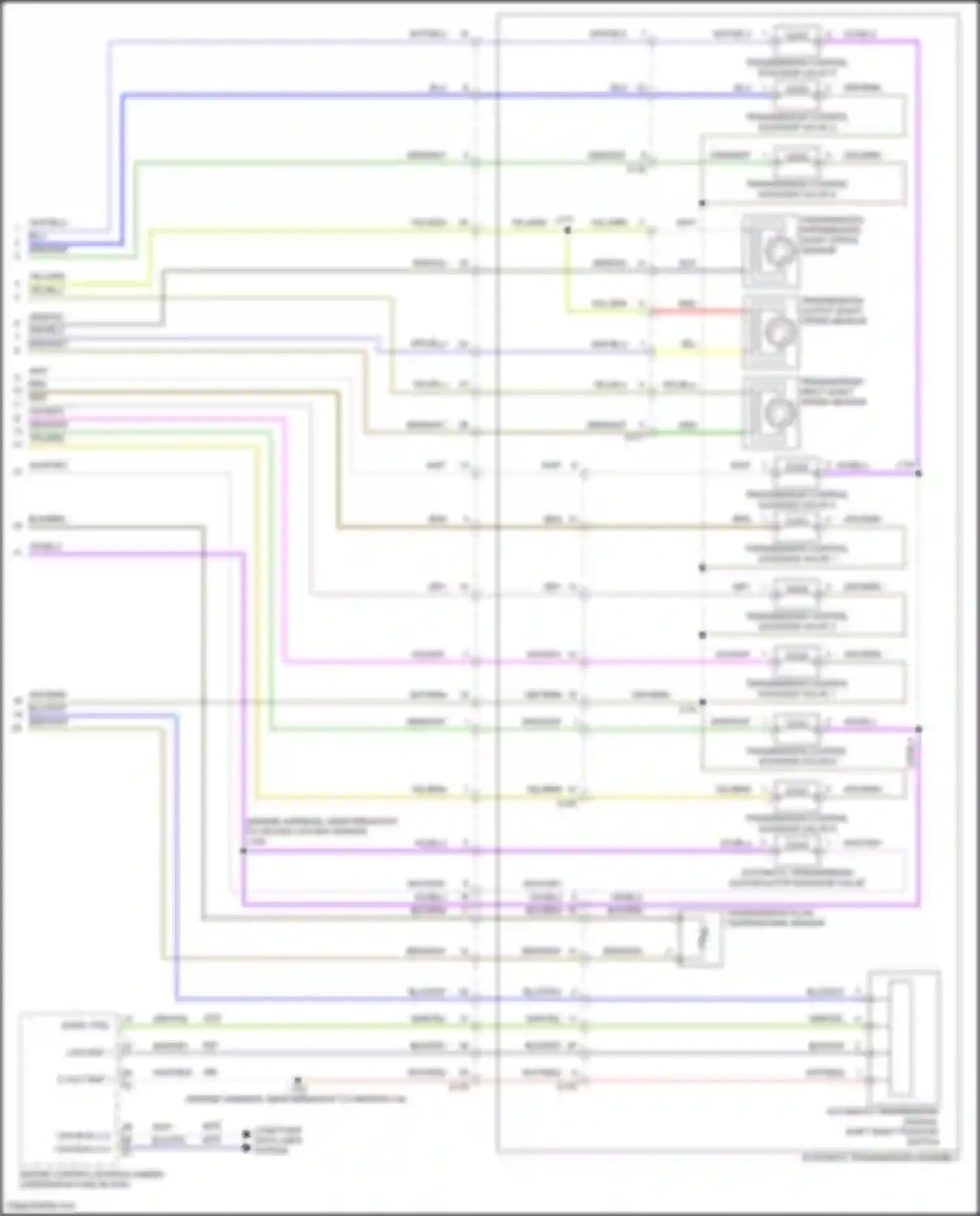 Wiring diagram red for Cadillac CT4 I (2019-2024) (1 of 9)