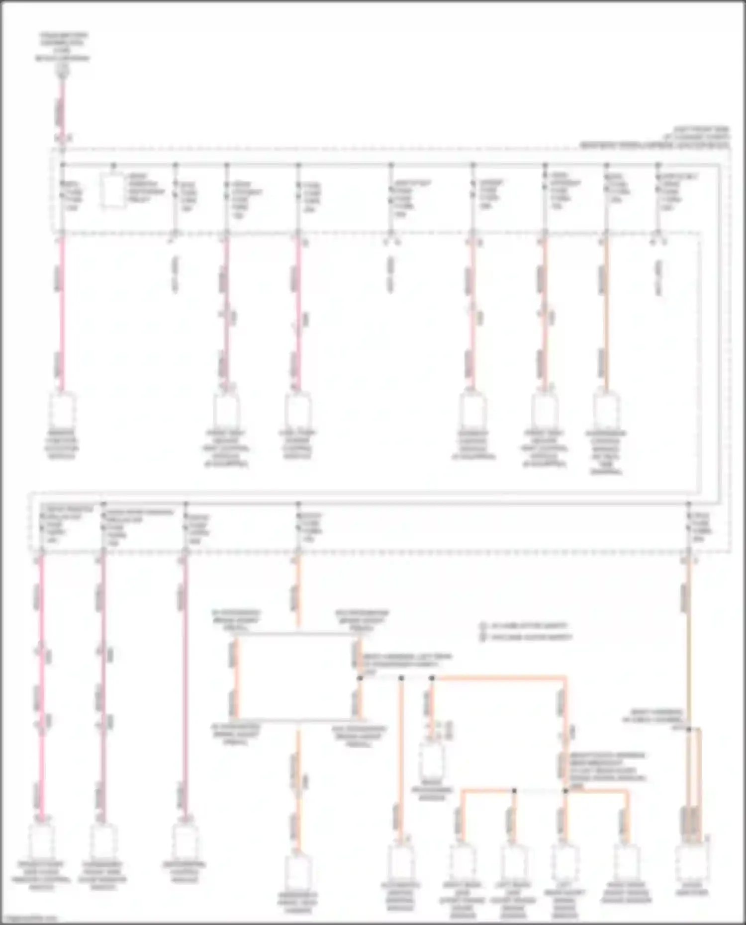 Wiring diagram suspension control module for Cadillac CT4 I (2019-2024) (4 of 4)