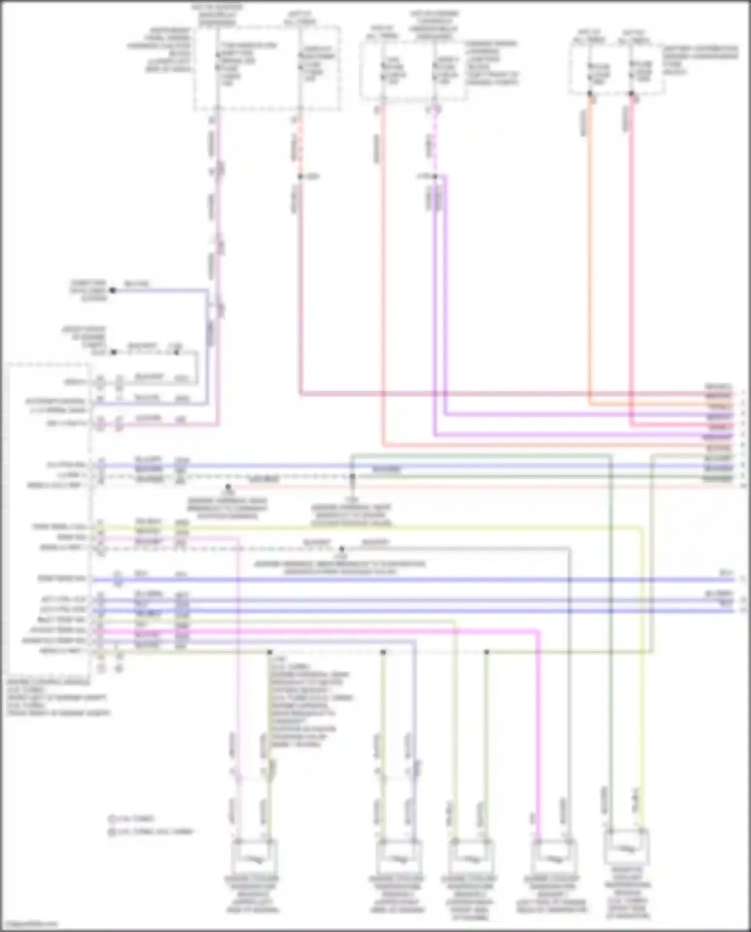 CT5-V Cadillac I (2019-2024): Cooling fan circuit (1 of 2)