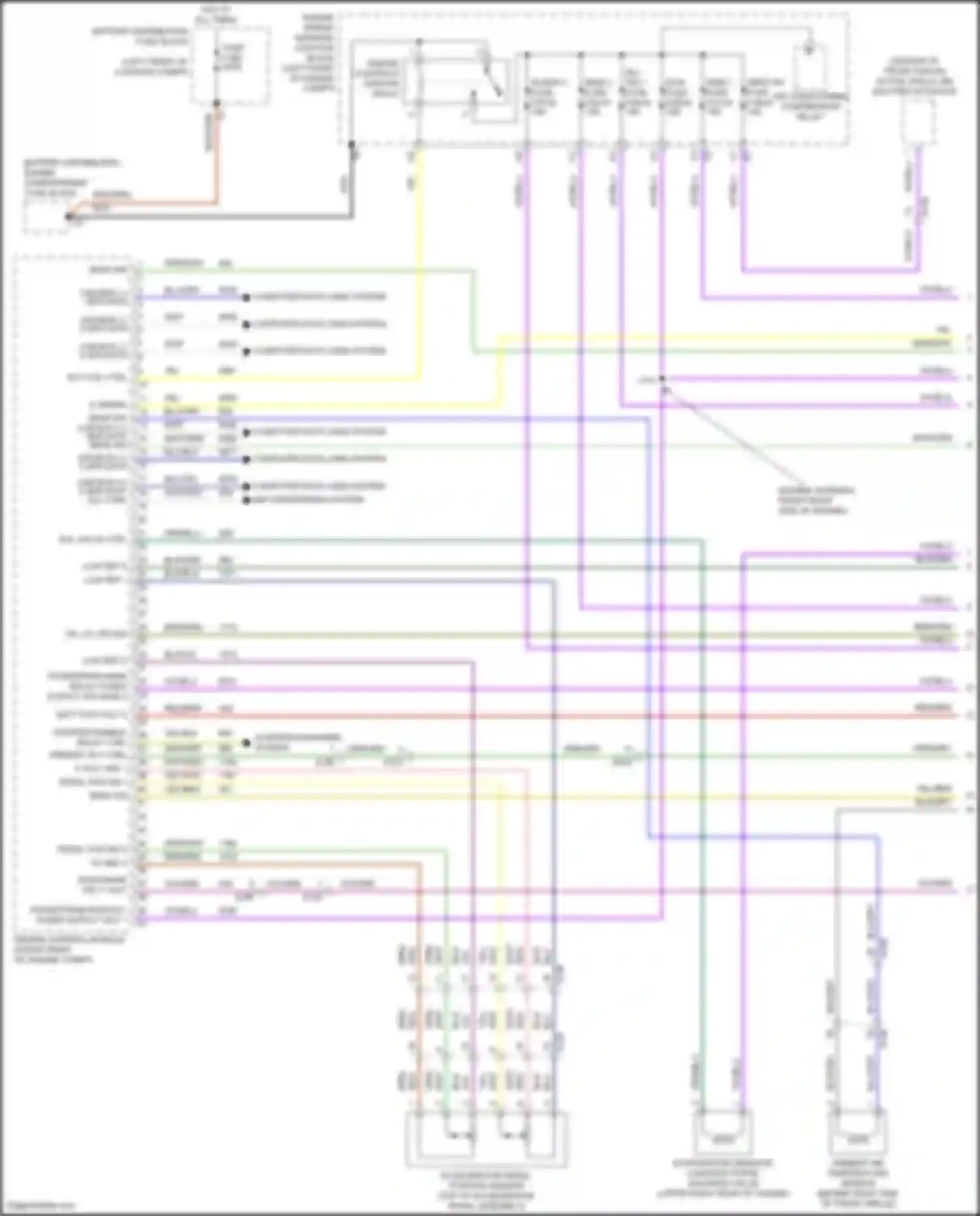 CT5-V Cadillac I (2019-2024): Wiring diagram engine performance 3.0l vin w (1 of 9)