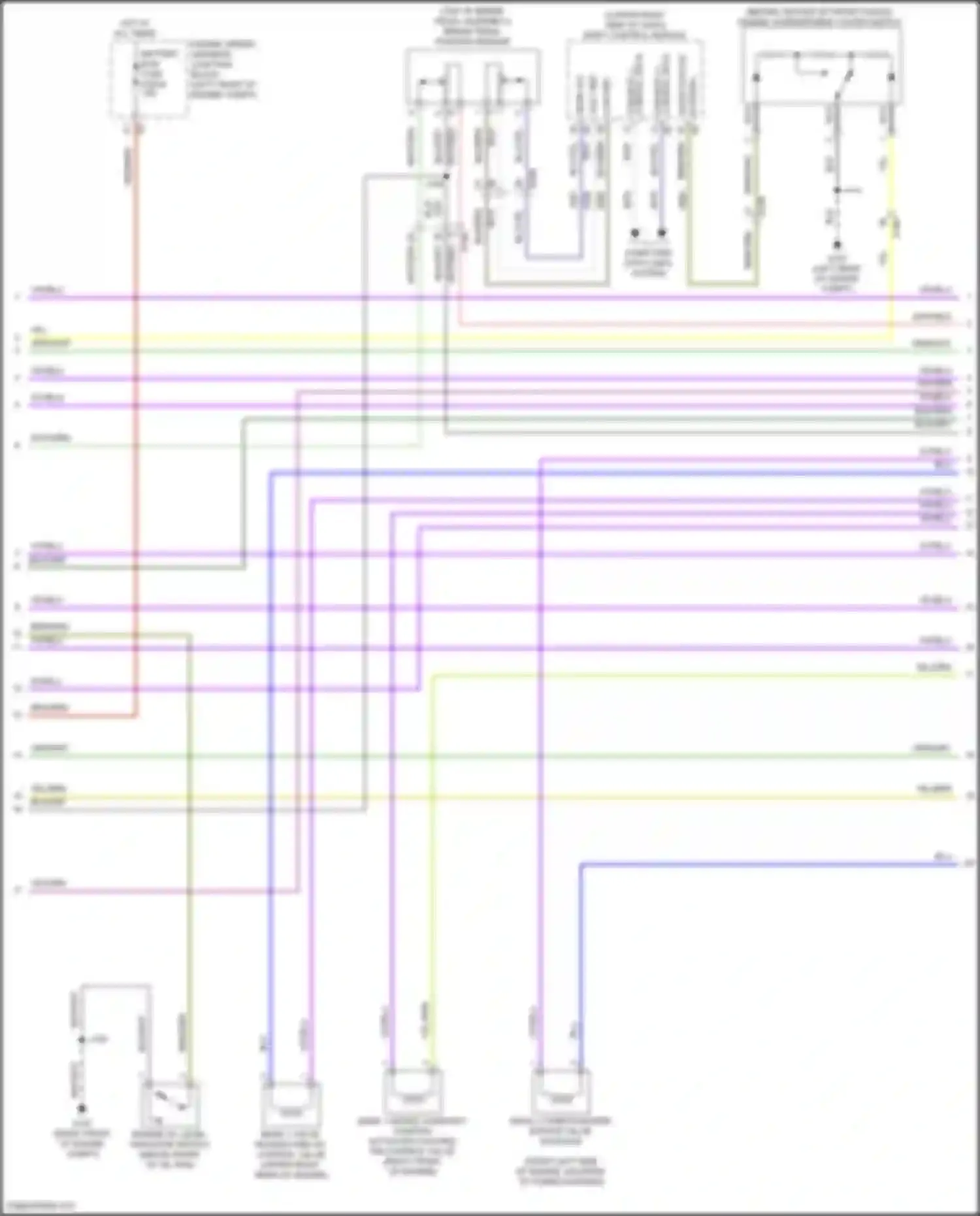 CT5-V Cadillac I (2019-2024): Wiring diagram engine performance 3.0l vin w (2 of 9)