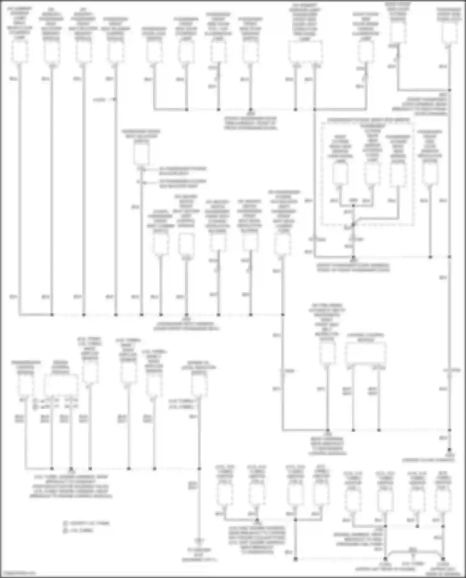CT5-V Cadillac I (2019-2024): Ground distribution circuit (6 of 7)