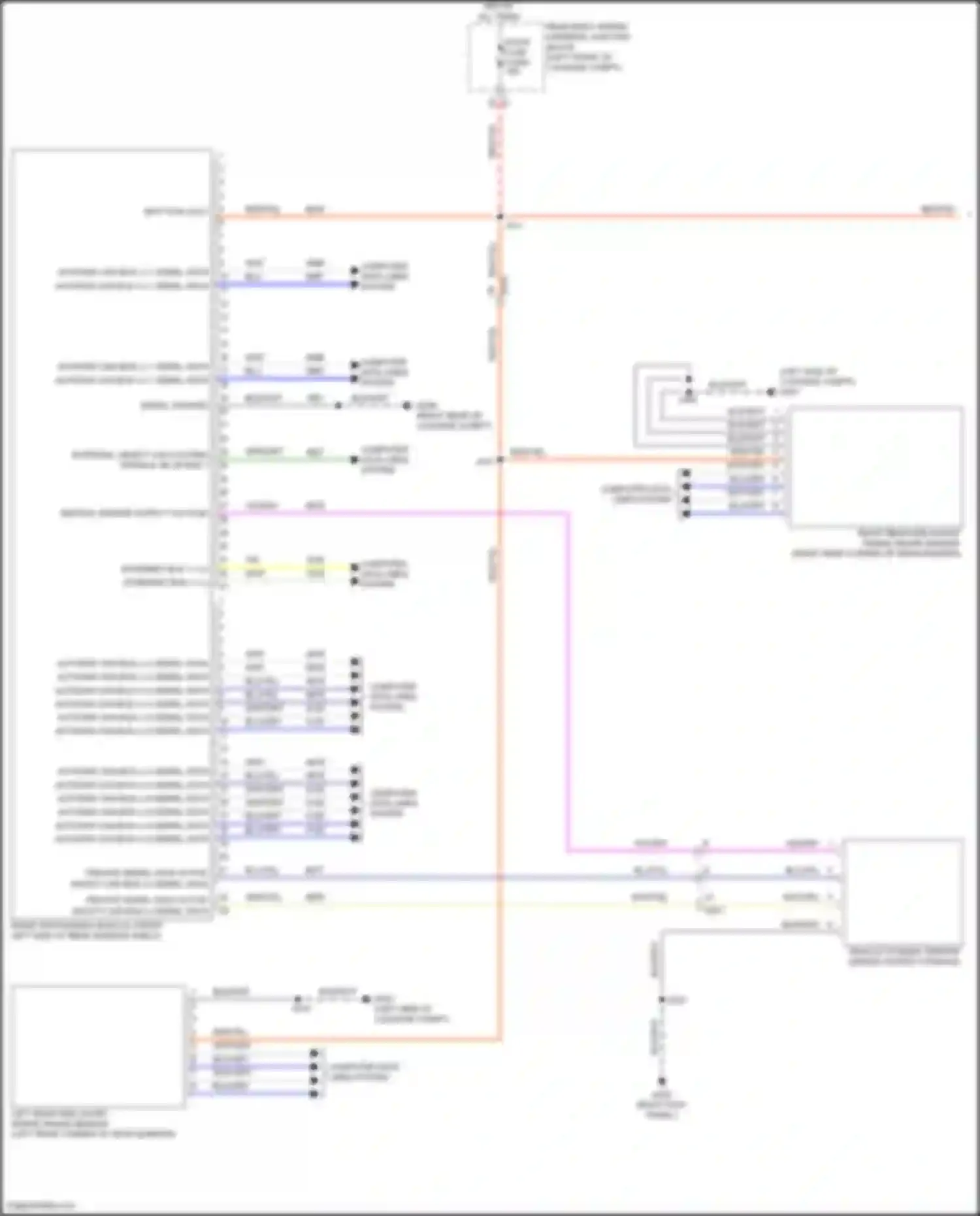 CT5-V Cadillac I (2019-2024): Collision avoidance circuit, w/o integrated brake assist (1 of 2)
