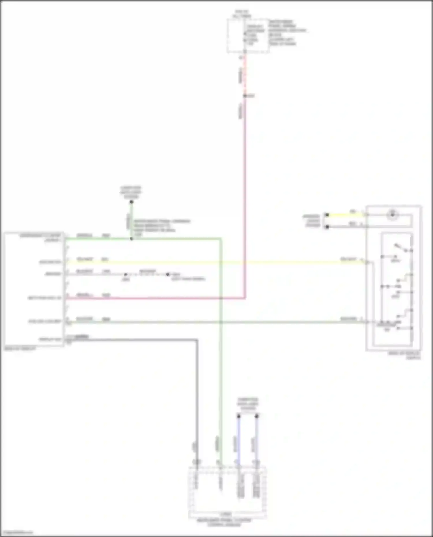 CT5-V Cadillac I (2019-2024): Head-up display circuit