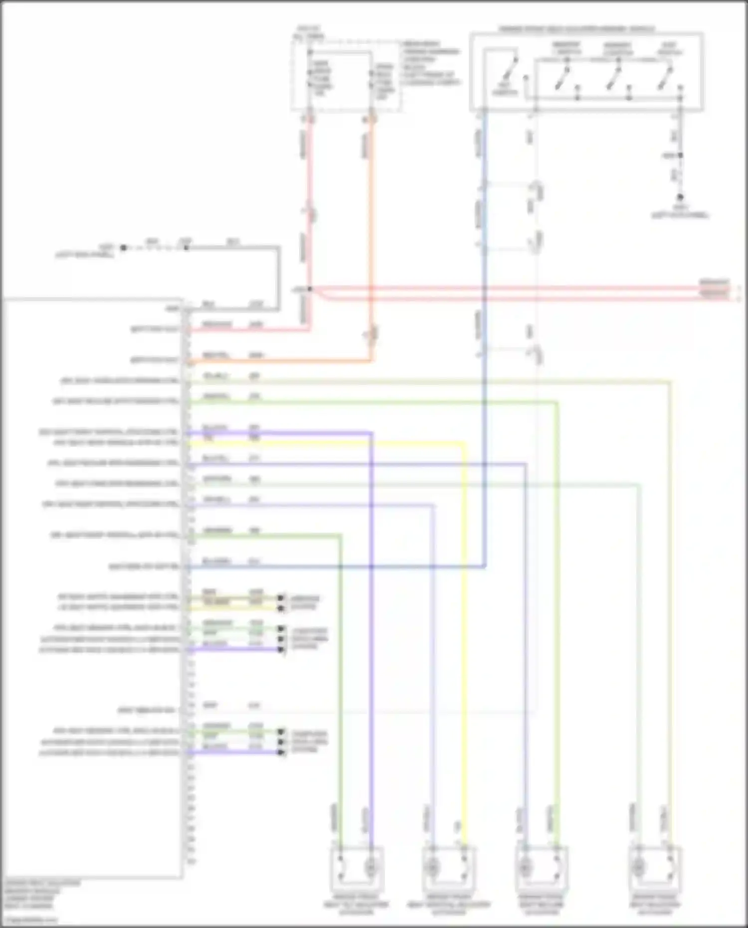 CT5-V Cadillac I (2019-2024): Driver"s memory seat circuit (1 of 2)