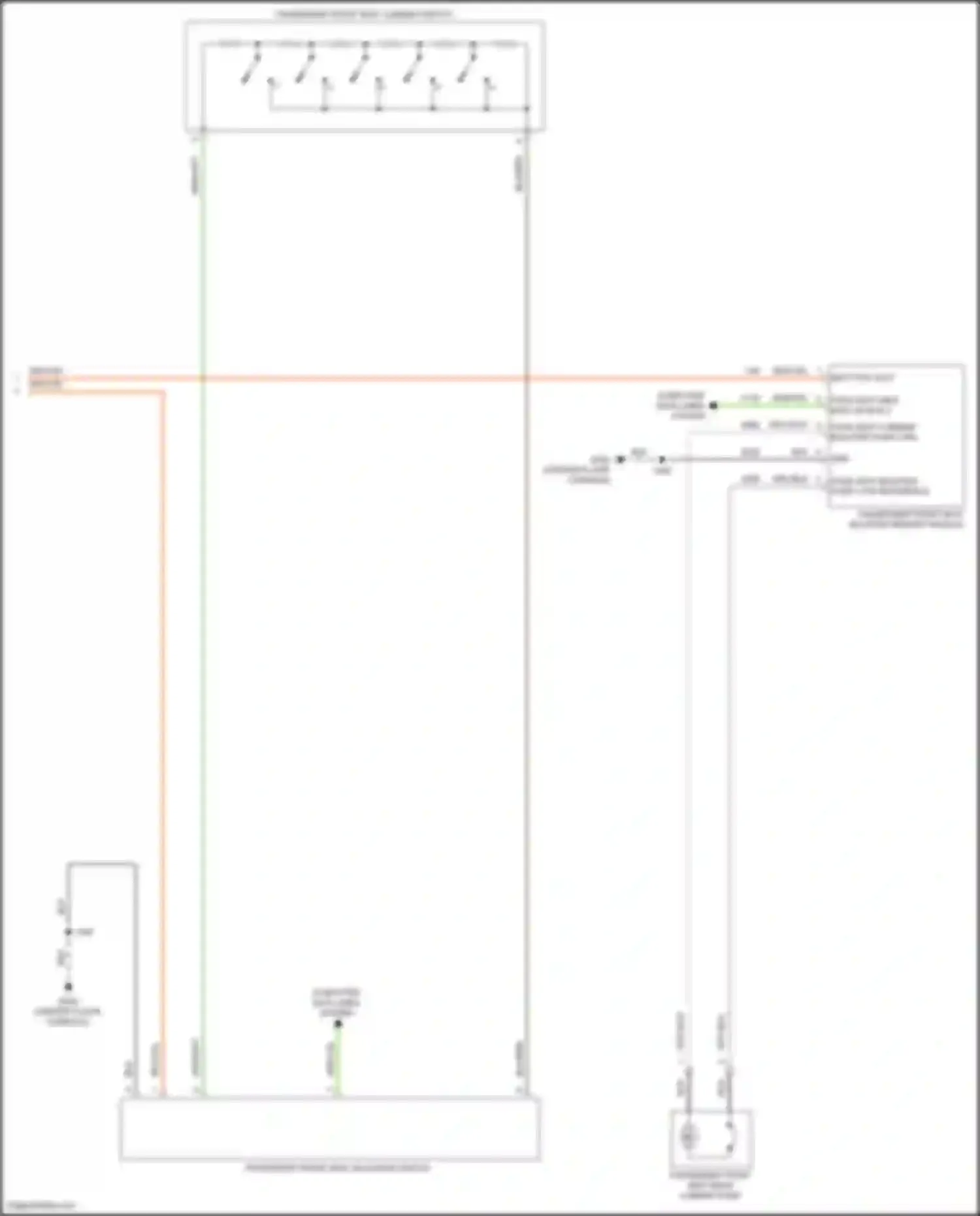 CT5-V Cadillac I (2019-2024): Passenger"s memory seat circuit (2 of 2)