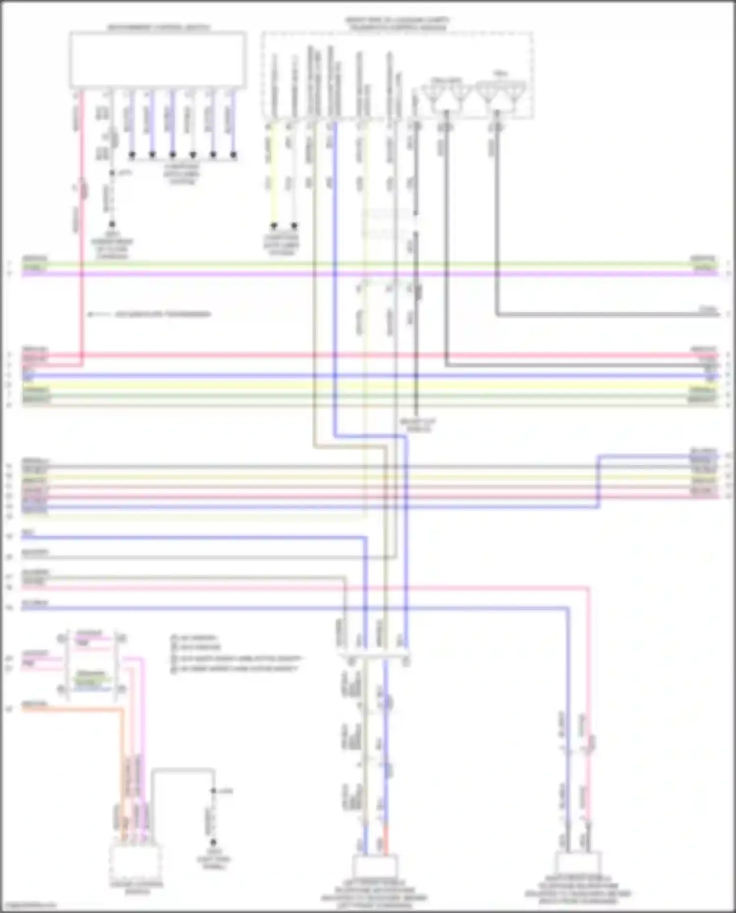 CT5-V Cadillac I (2019-2024): Navigation circuit, w/o surround amplifier (2 of 5)