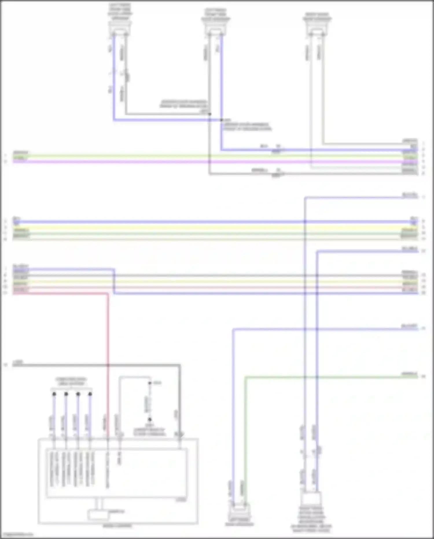 CT5-V Cadillac I (2019-2024): Navigation circuit, w/o surround amplifier (4 of 5)