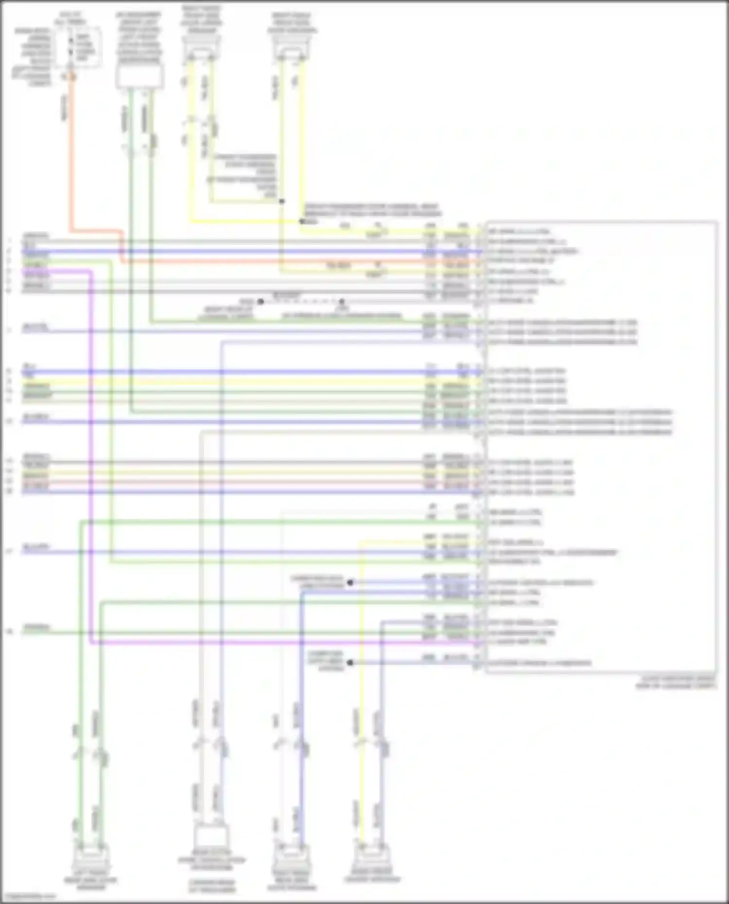 CT5-V Cadillac I (2019-2024): Navigation circuit, w/o surround amplifier (5 of 5)