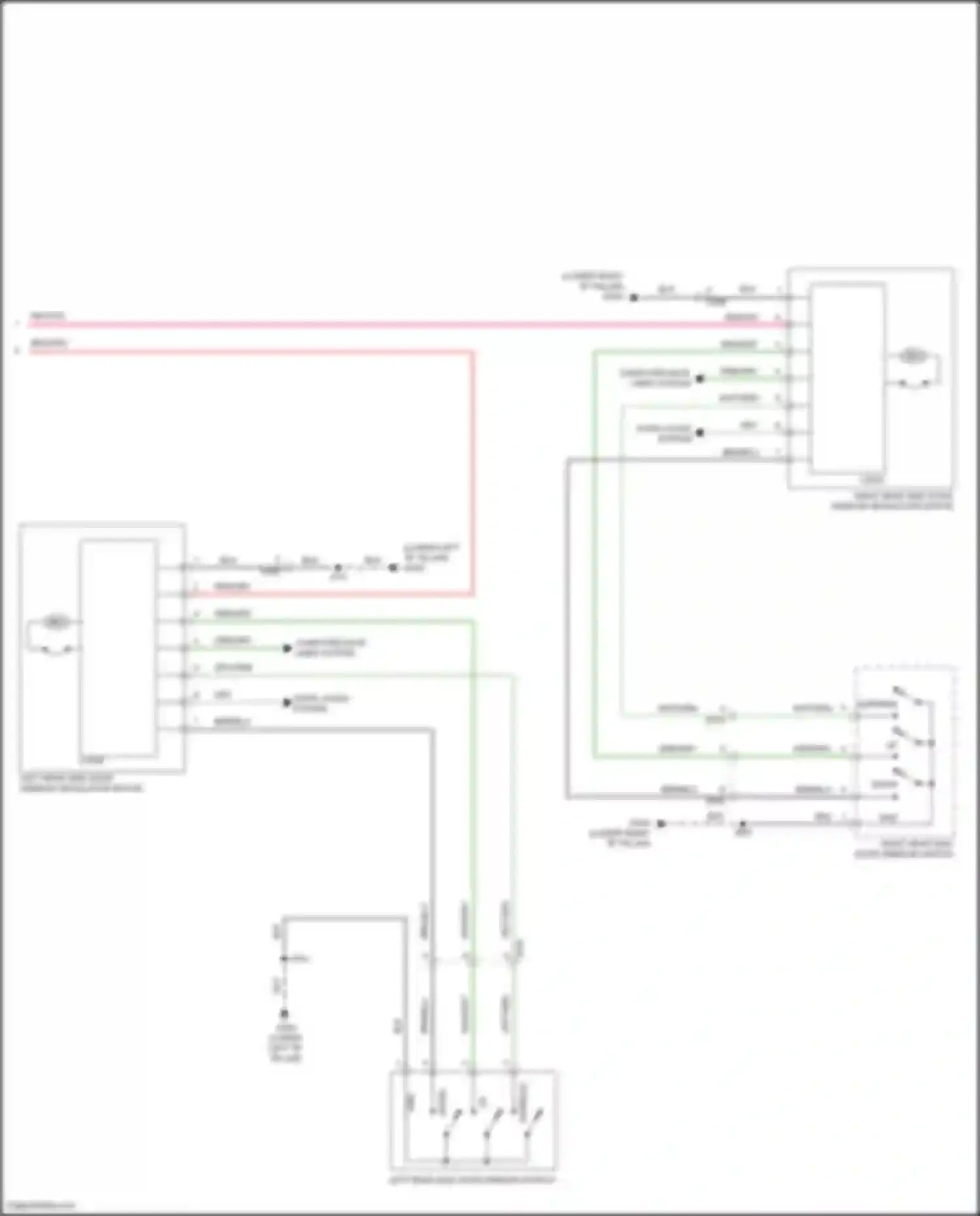 CT5-V Cadillac I (2019-2024): Power windows circuit (2 of 2)