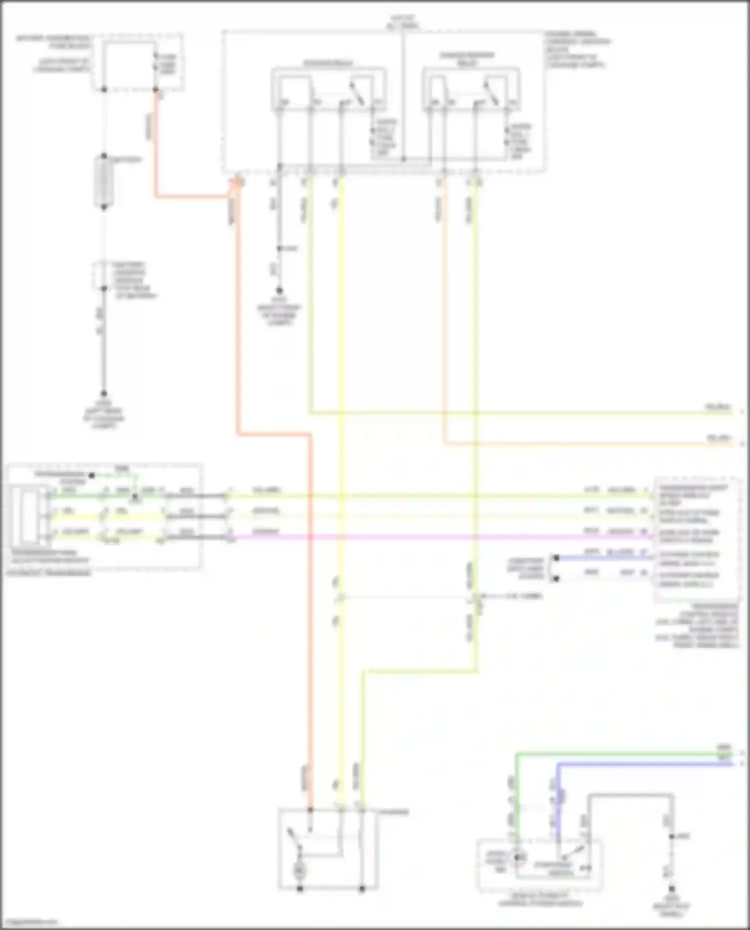 CT5-V Cadillac I (2019-2024): Starting circuit (1 of 2)