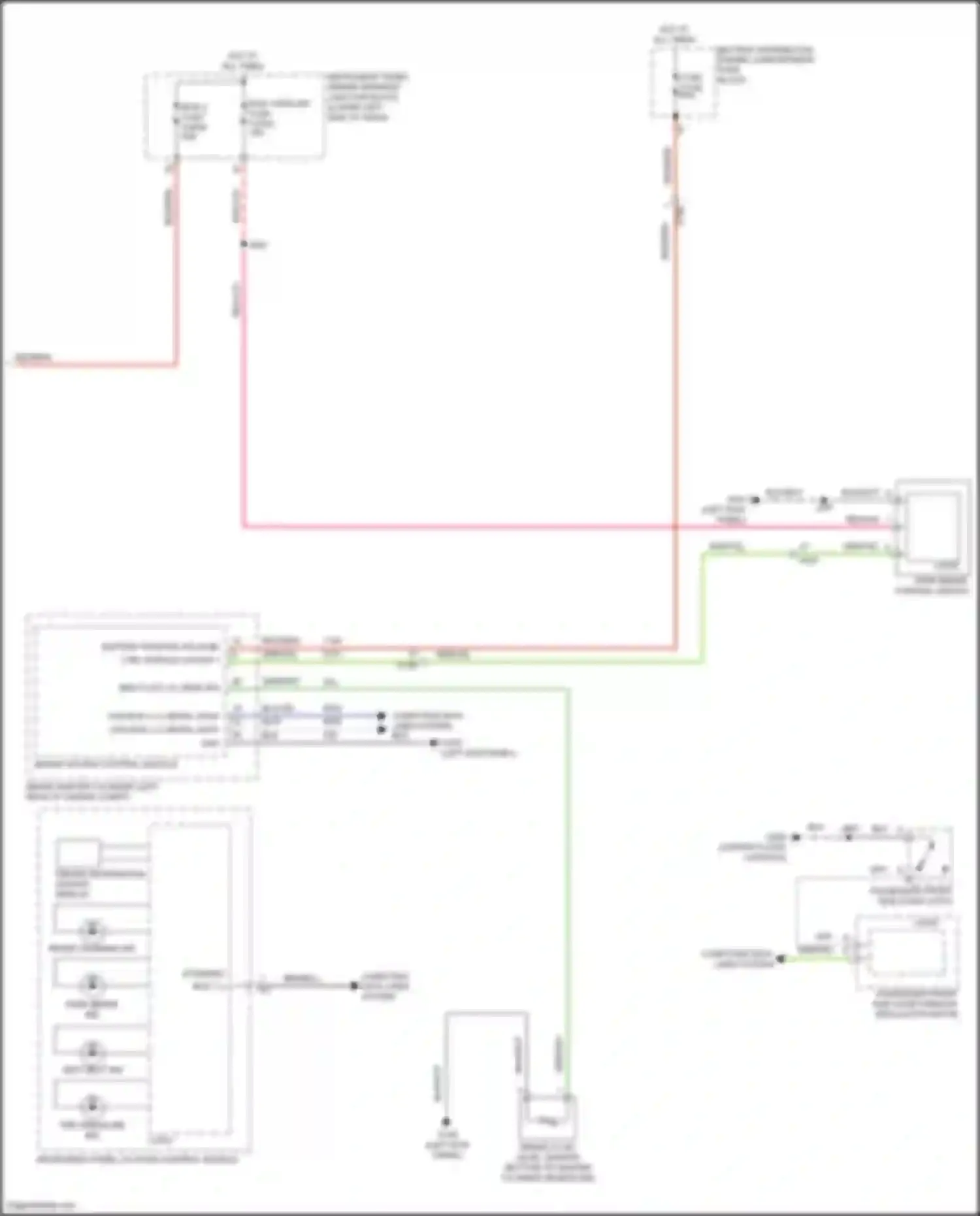CT5-V Cadillac I (2019-2024): Warning systems circuit (2 of 2)