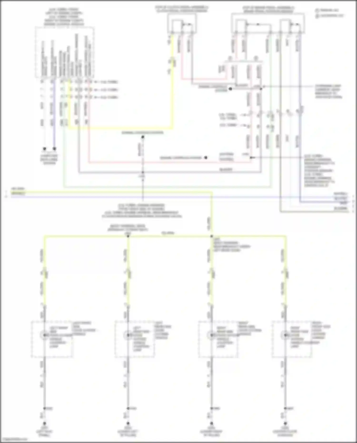 Wiring diagram automatic a/c for Cadillac CT5-V I (2019-2024) (1 of 1)
