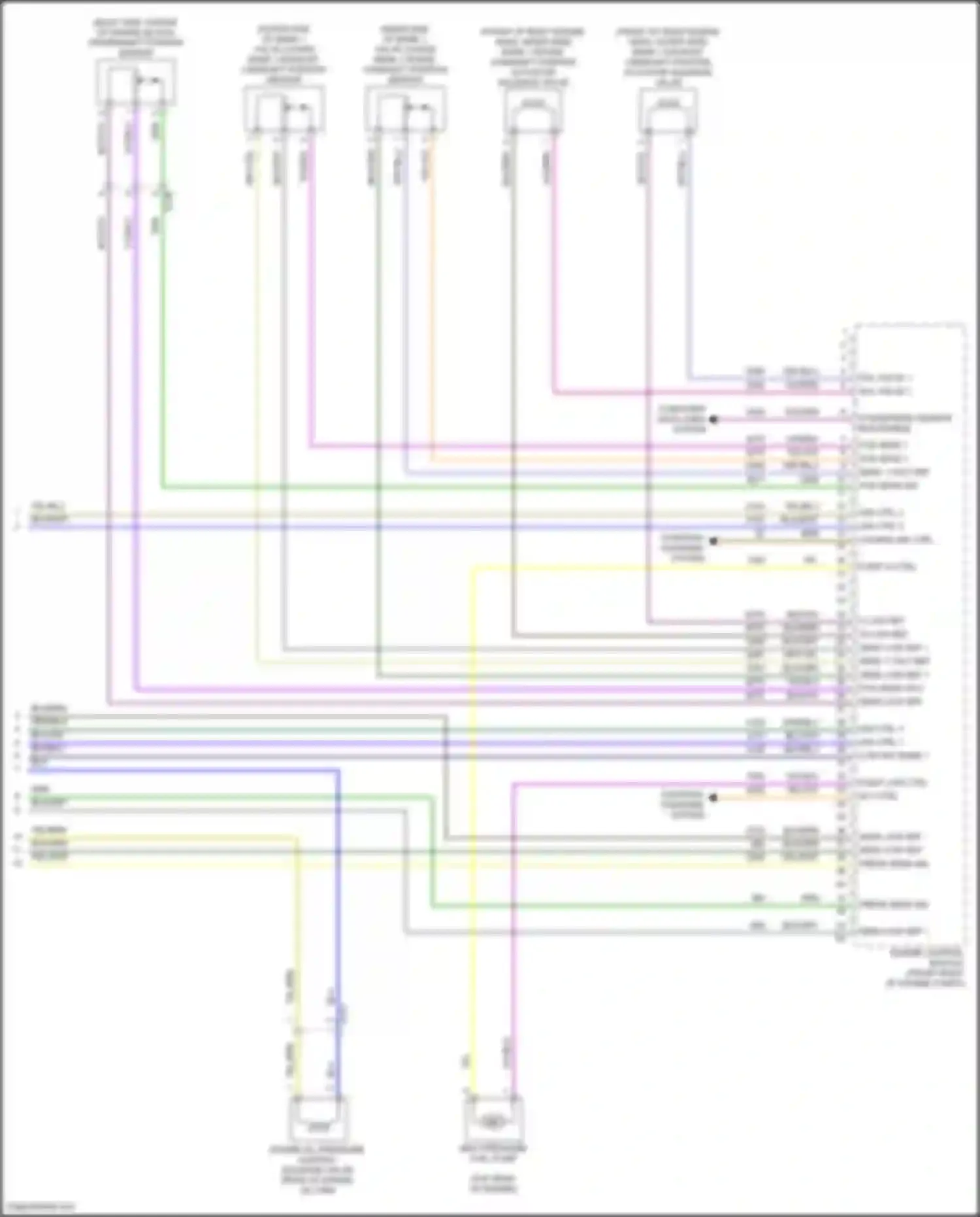 Wiring diagram bank 1 intake camshaft position sensor for Cadillac CT5-V I (2019-2024) (1 of 1)