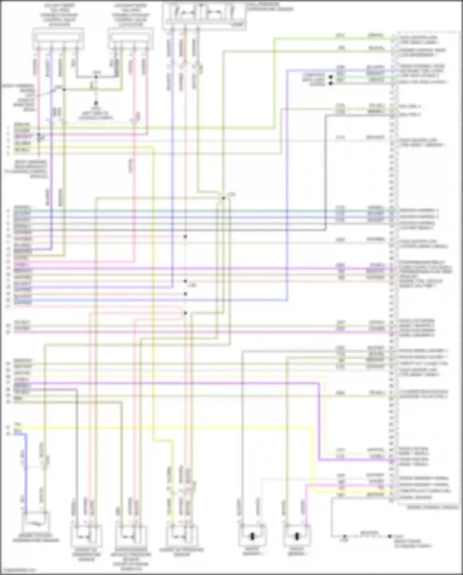 Wiring diagram bank 2 sensor 2 for Cadillac CT5-V I (2019-2024) (1 of 1)